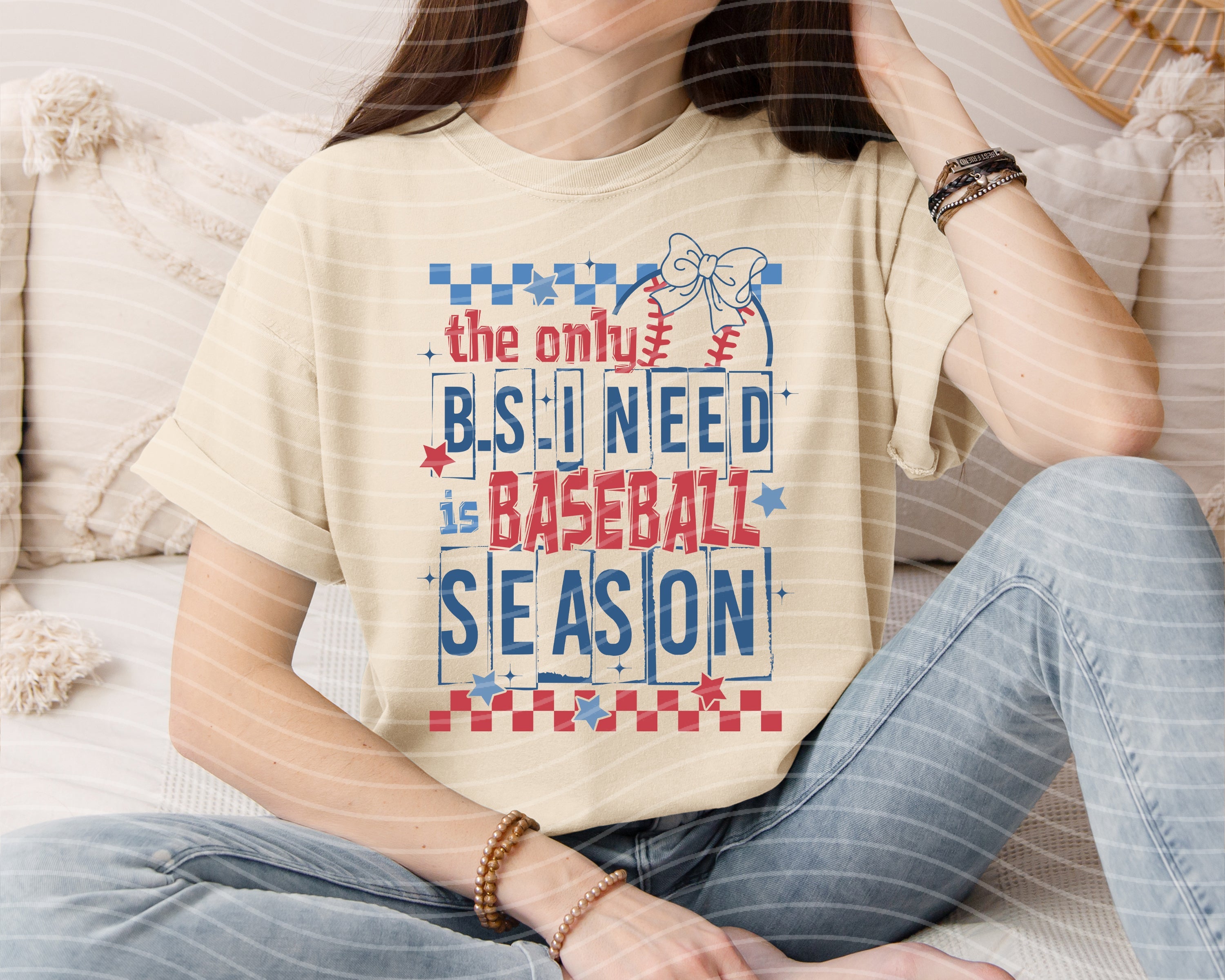 Gray baseball season graphic tee by Anchored Grace Boutique with bold text, perfect for casual wear and baseball fans.