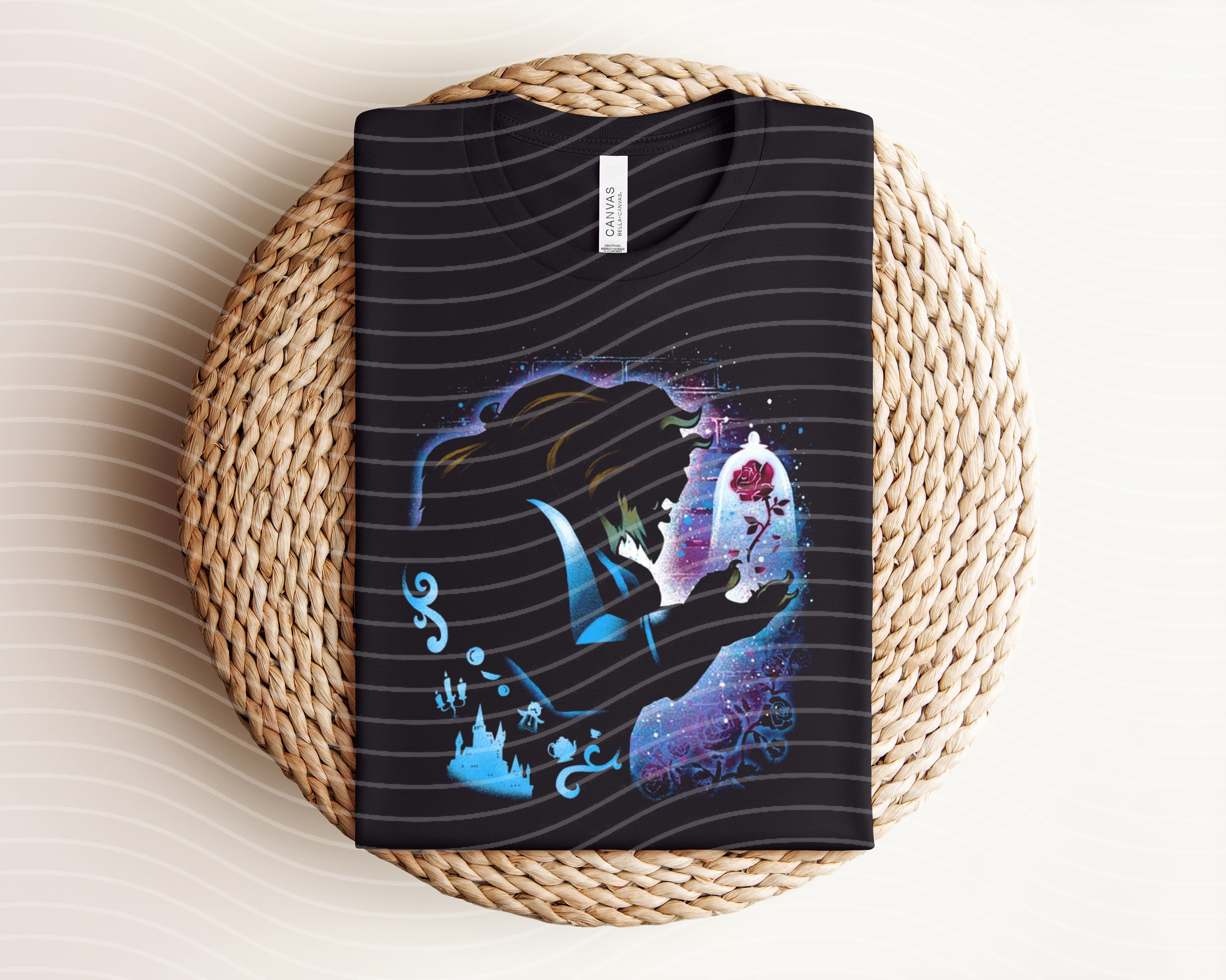 Beast Dark Graphic Tee by Anchored Grace Boutique featuring bold, dark design on a casual graphic t-shirt.