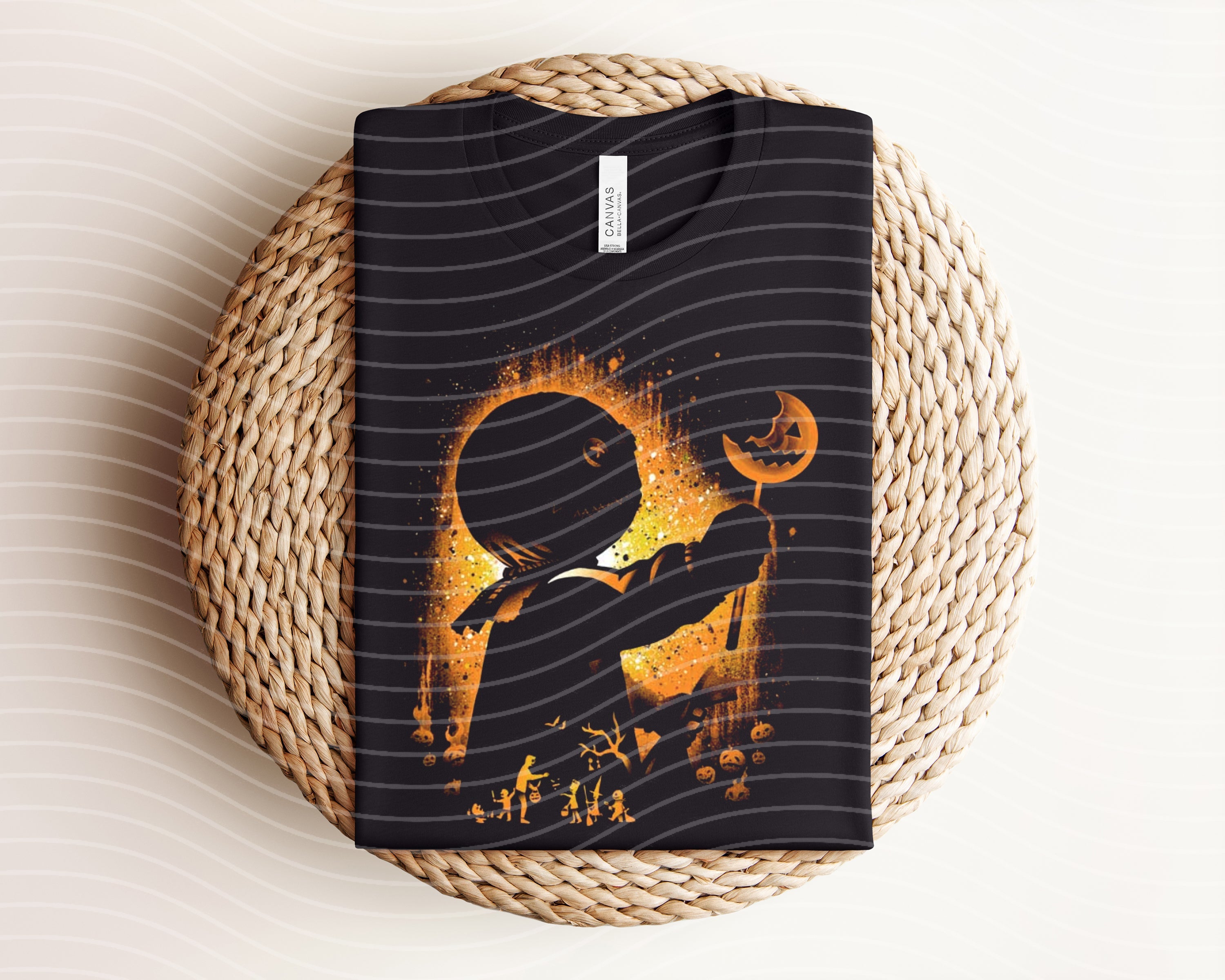 Sam Dark Graphic Tee by Anchored Grace Boutique featuring a stylish dark-colored cotton graphic T-shirt with a bold design.