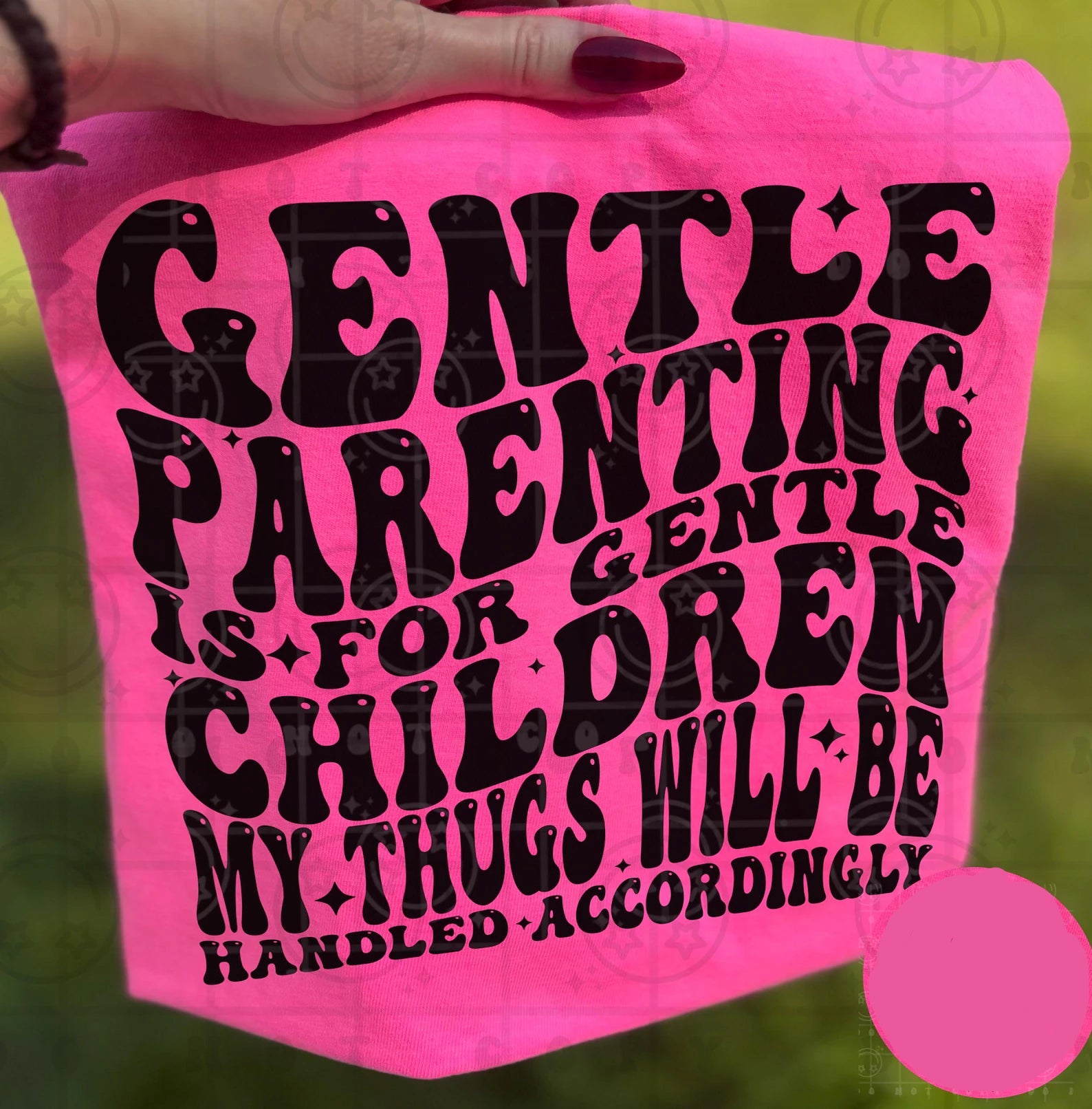 Gentle Parenting is for Gentle Children graphic tee by Anchored Grace Boutique, featuring a soft cotton t-shirt with a motivational print.
