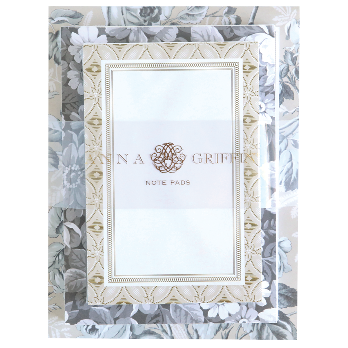 Faded Rose note pad set by Anna Griffin Inc. featuring floral designs, pastel colors, and multiple notepads for writing and journaling.