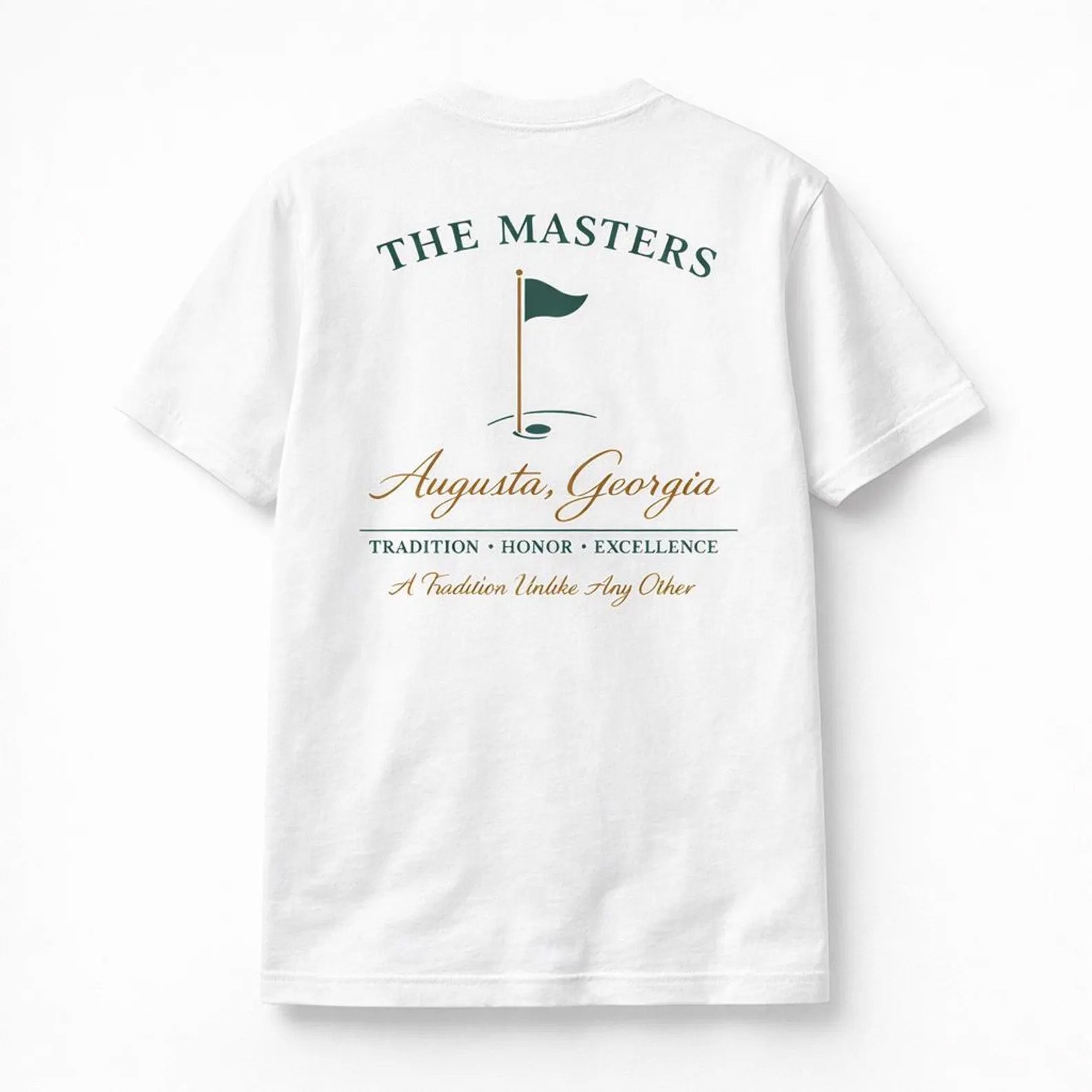 Anchored Grace Boutique The Masters graphic tee featuring a stylish design on soft fabric, perfect for casual wear.
