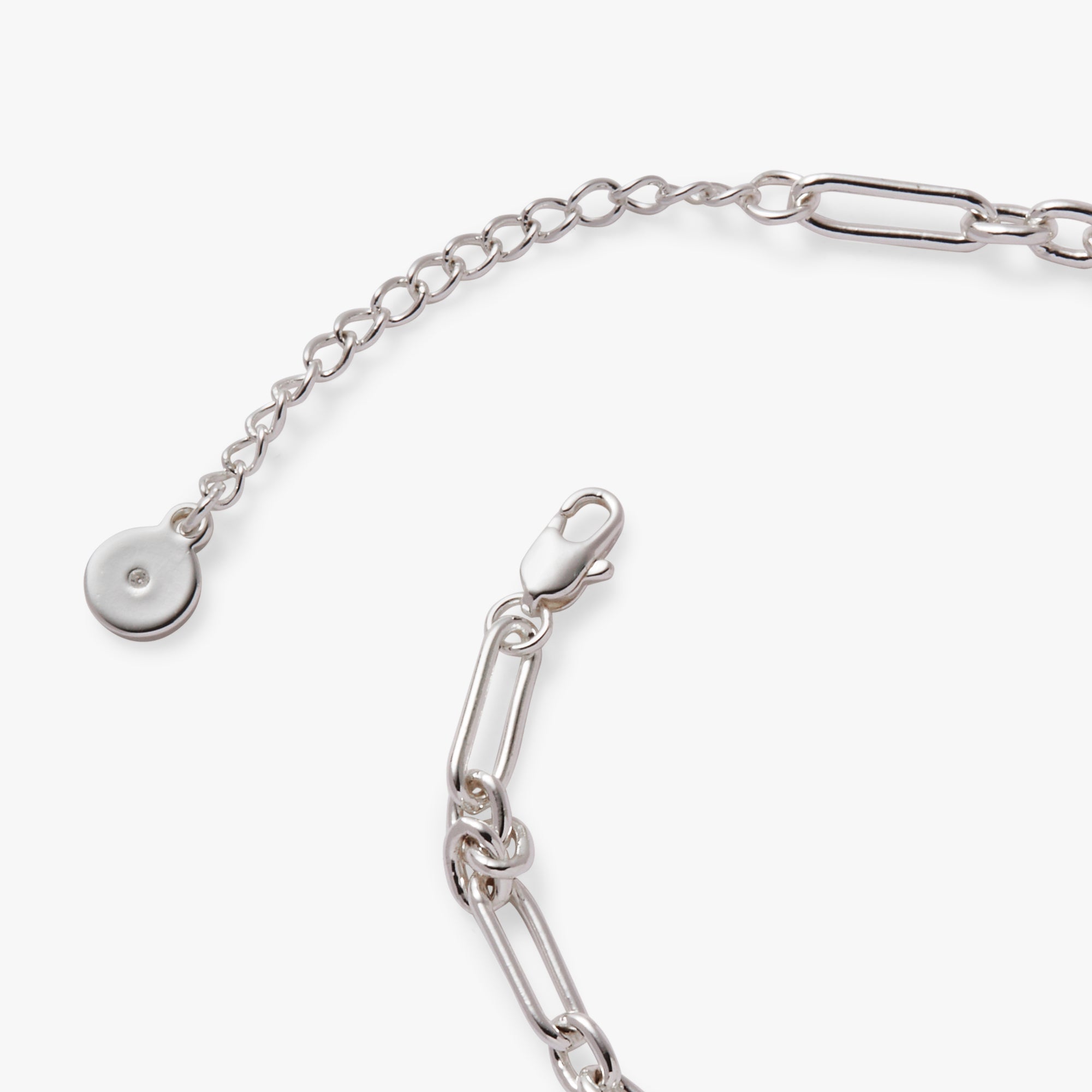 Silver Star Mother of Pearl Adjustable Bracelet by ALEX AND ANI featuring a star charm and sleek design.
