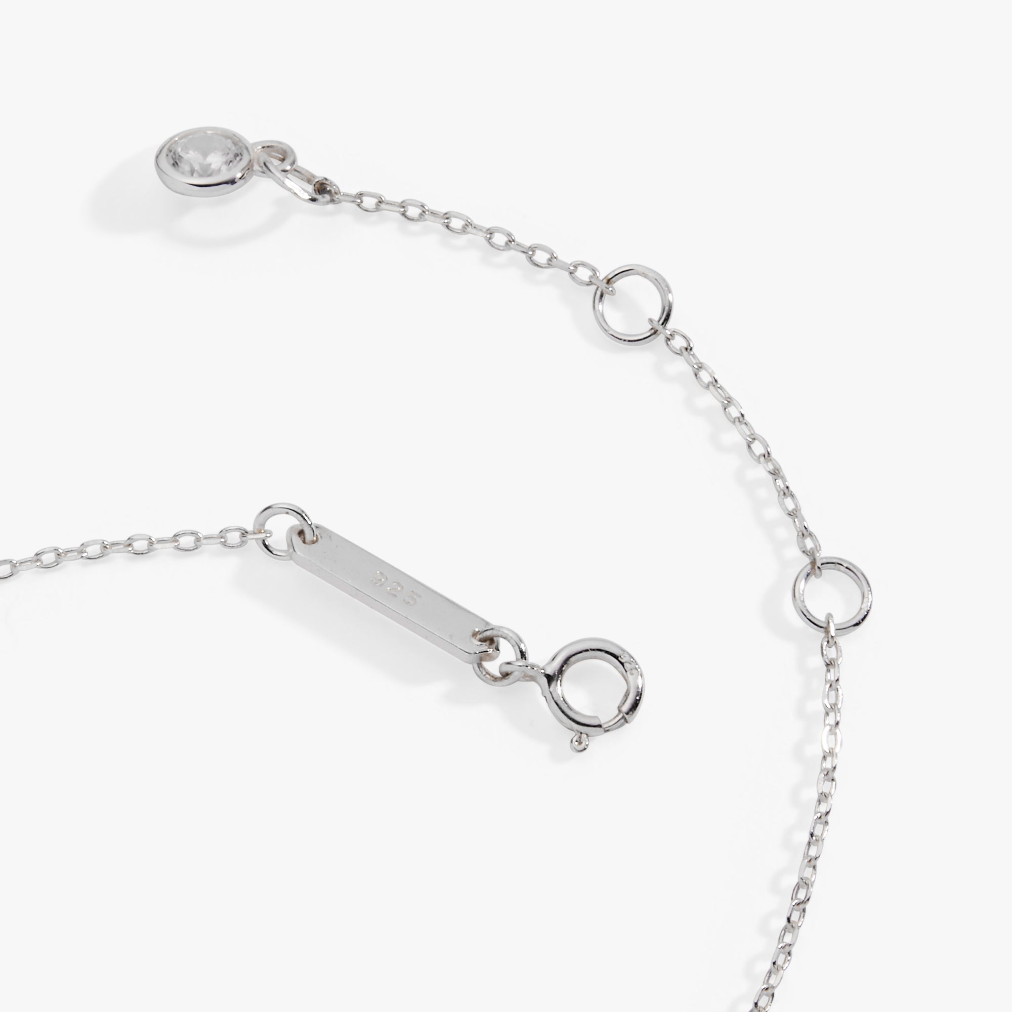 Two-tone PEEPS® Precious Peepsake bracelet by ALEX AND ANI featuring colorful bead accents and a delicate chain design.