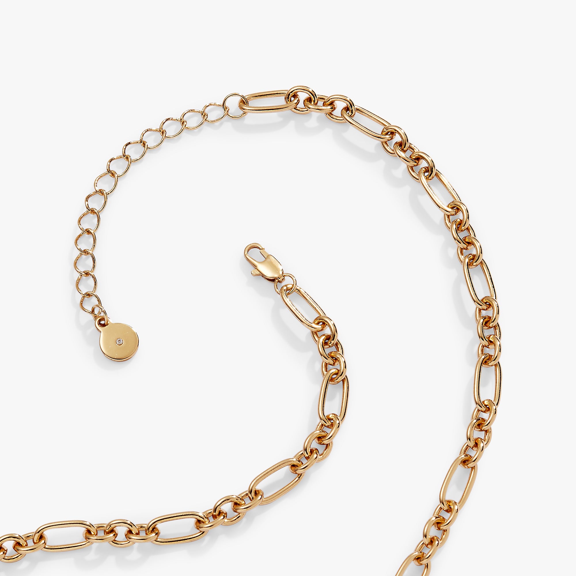 Gold Lucky Four Leaf Clover Charm Necklace by ALEX AND ANI featuring a delicate four-leaf clover pendant on a fine chain.