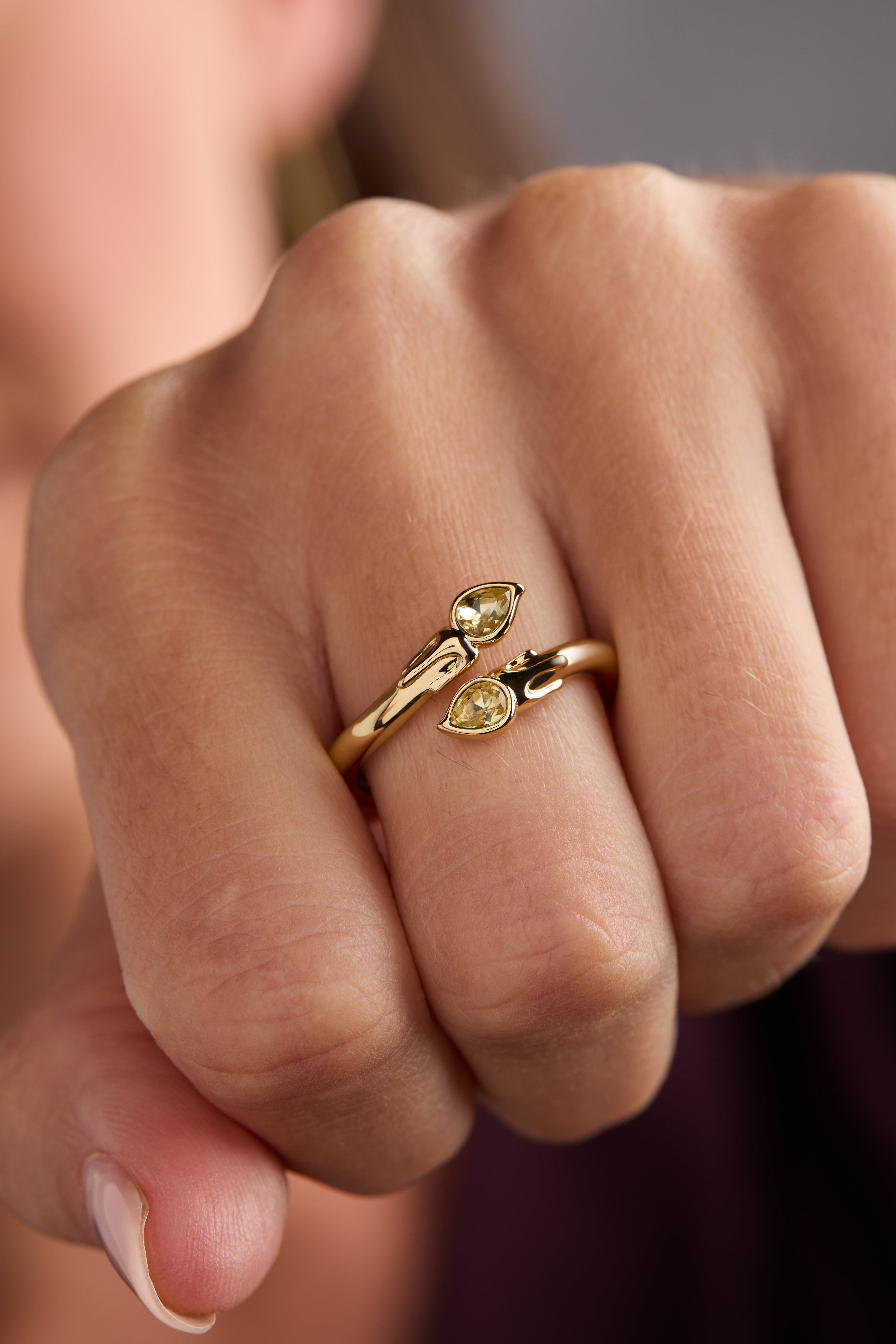 Gold Harry Potter Great Hall Candle Wrap Ring by ALEX AND ANI featuring detailed magical castle design.