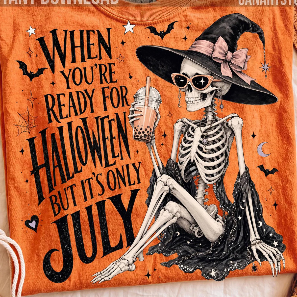 Halloween graphic tee from Anchored Grace Boutique featuring spooky and festive Halloween-themed designs on a casual cotton T-shirt.