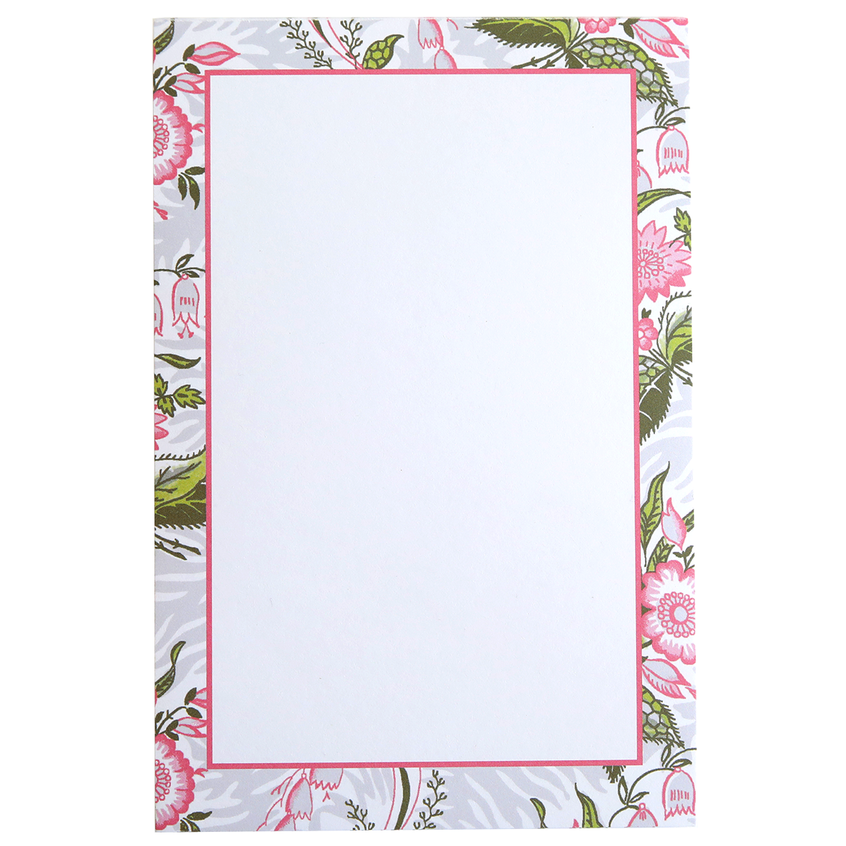 Anna Griffin Phoebe note pad set with floral patterned pages and elegant gold accents for writing and note-taking.