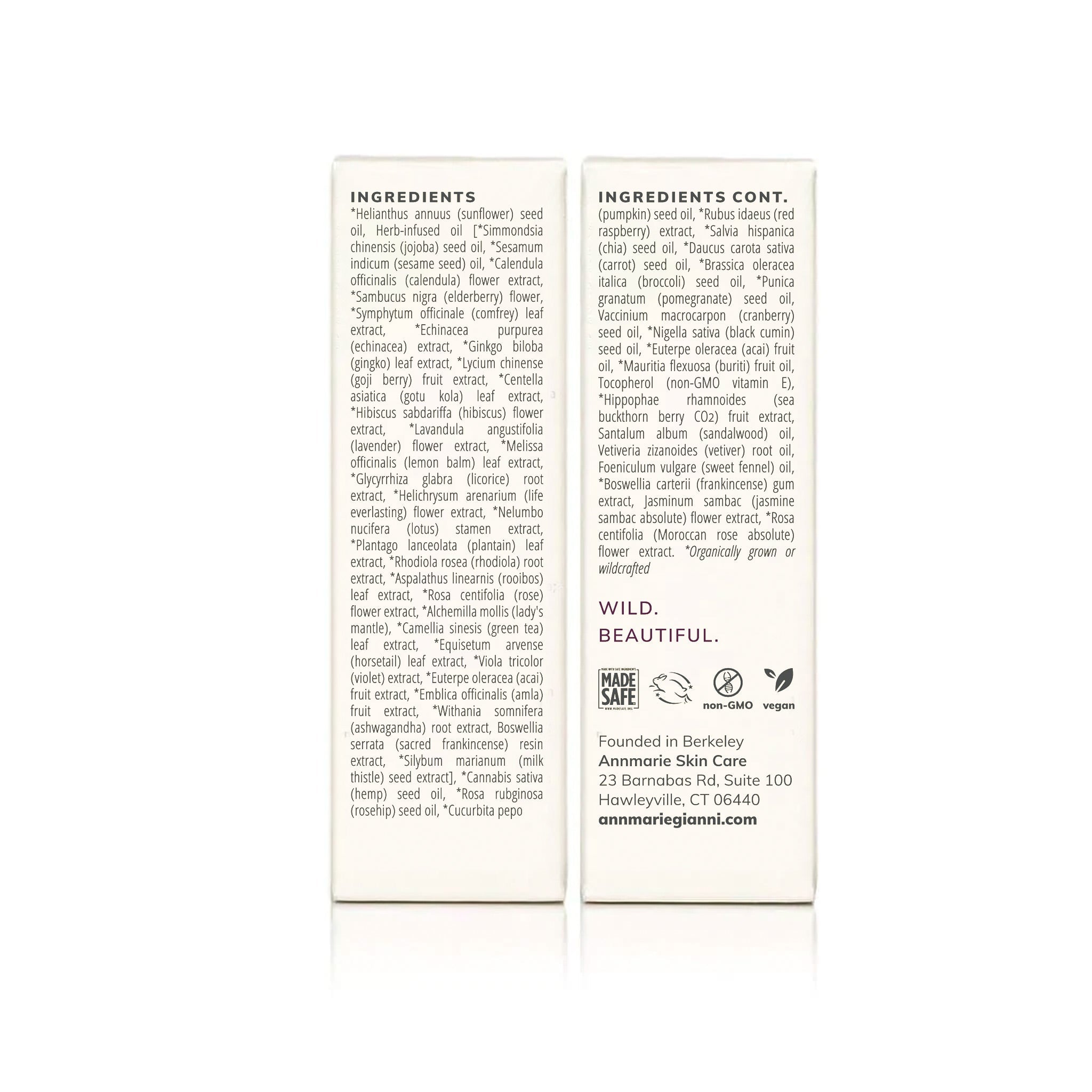 Anti-aging facial oil by Annmarie Skin Care, 15ml bottle with natural ingredients for youthful skin.