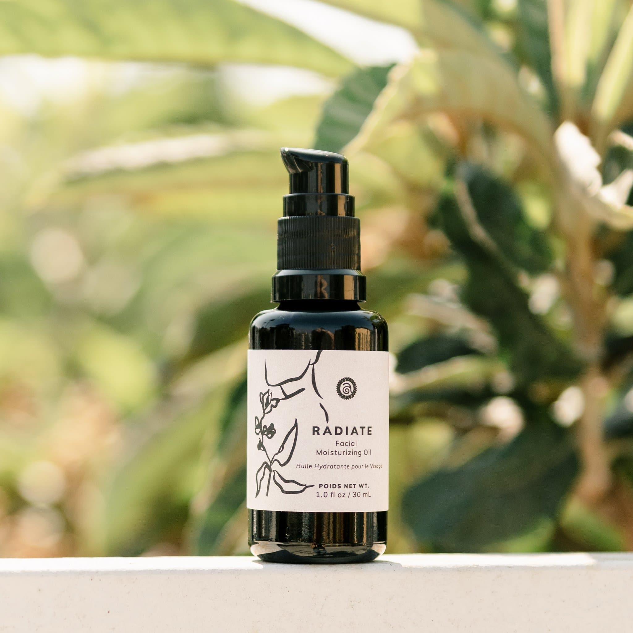 Annmarie Skin Care Radiate Facial Moisturizing Oil in 30ml bottle, natural skincare product with nourishing botanical ingredients.