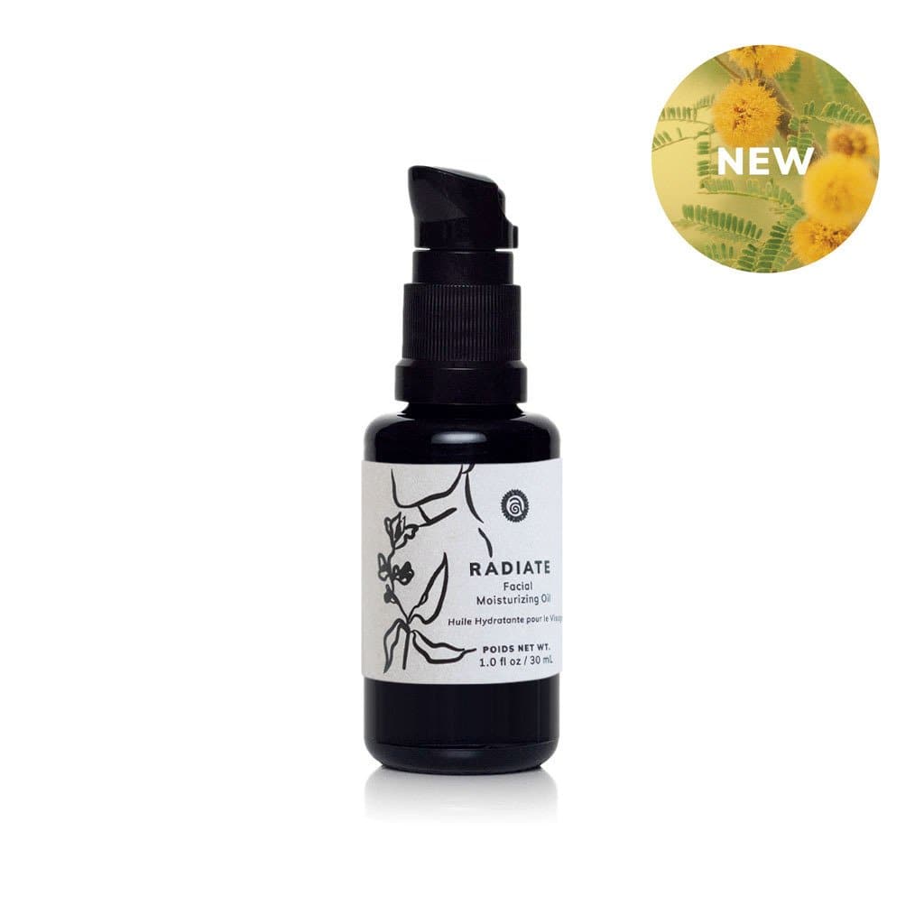 Annmarie Skin Care Radiate Facial Moisturizing Oil in 30 ml bottle, natural skincare product with nourishing botanical oils
