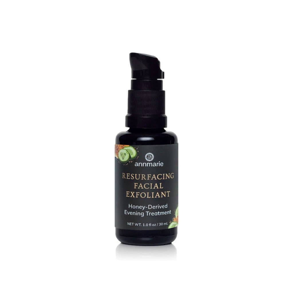 Annmarie Skin Care Resurfacing Facial Exfoliant in 30ml bottle, natural exfoliating product for smooth, refreshed skin.