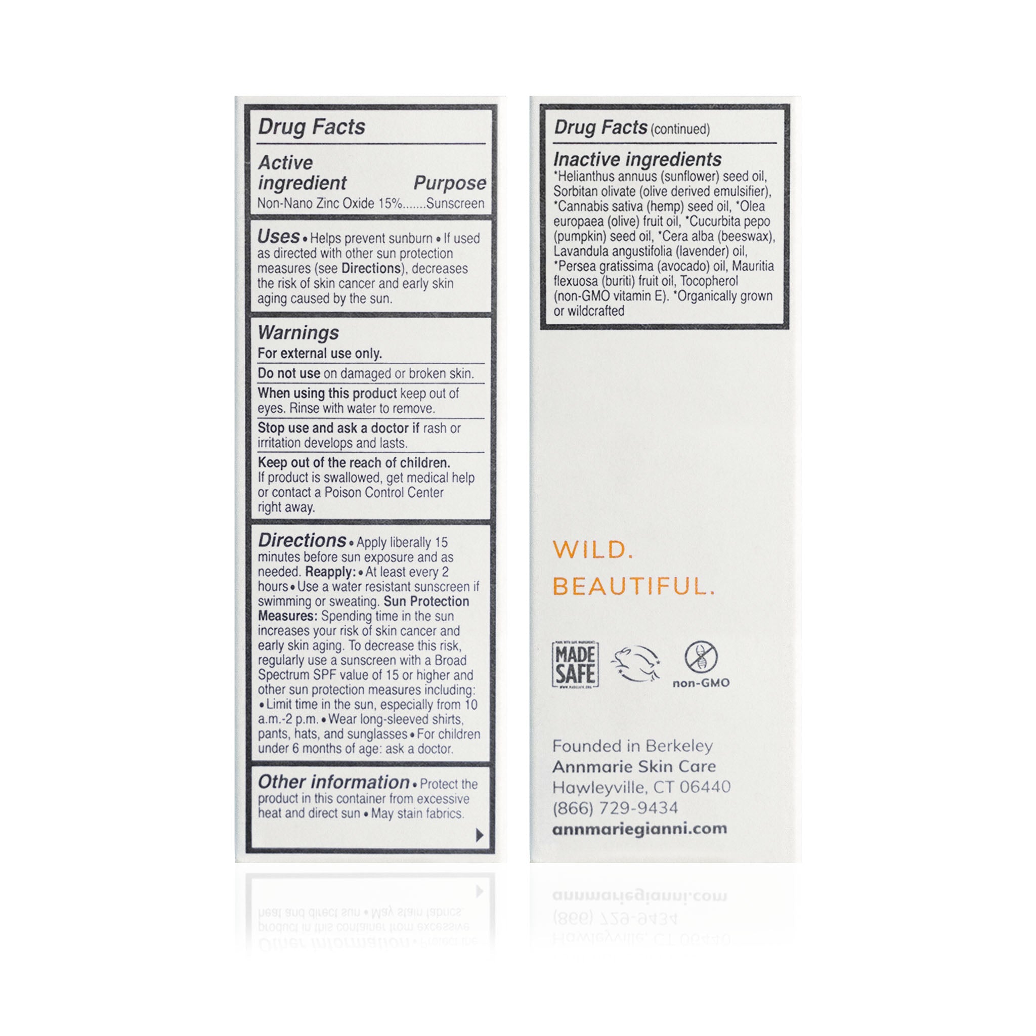 Annmarie Skin Care Sun Love Everyday Sheer Sunscreen 50ml, lightweight SPF protection with a transparent, natural finish.