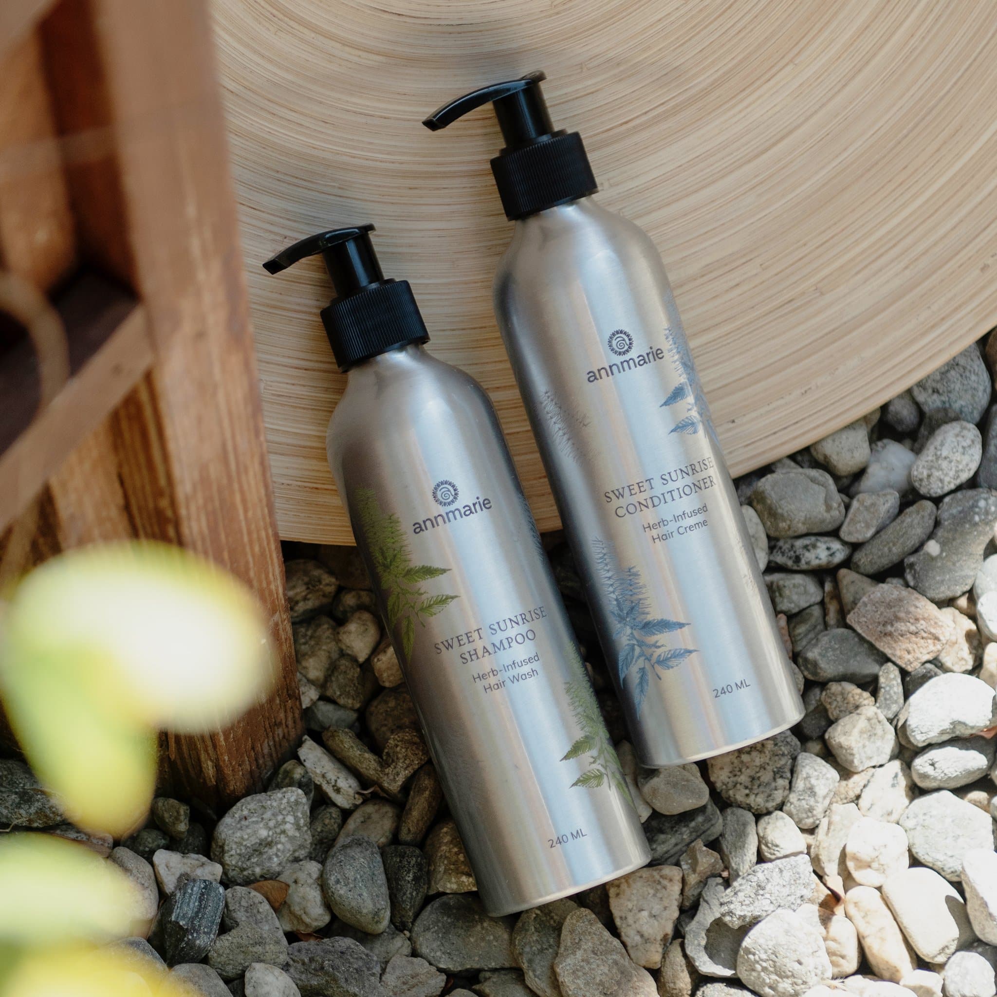 Sweet Sunrise Conditioner by Annmarie Skin Care in 240ml bottle, nourishing hair conditioner with natural ingredients.