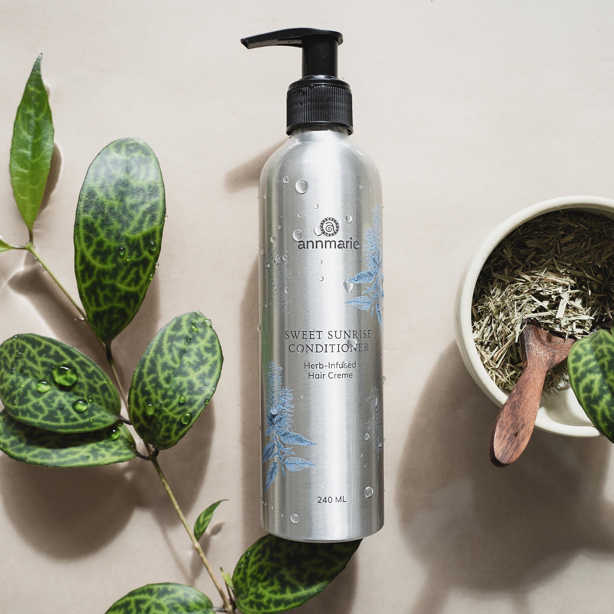 Annmarie Skin Care Sweet Sunrise Conditioner bottle, 240ml, with natural ingredients and eco-friendly packaging.