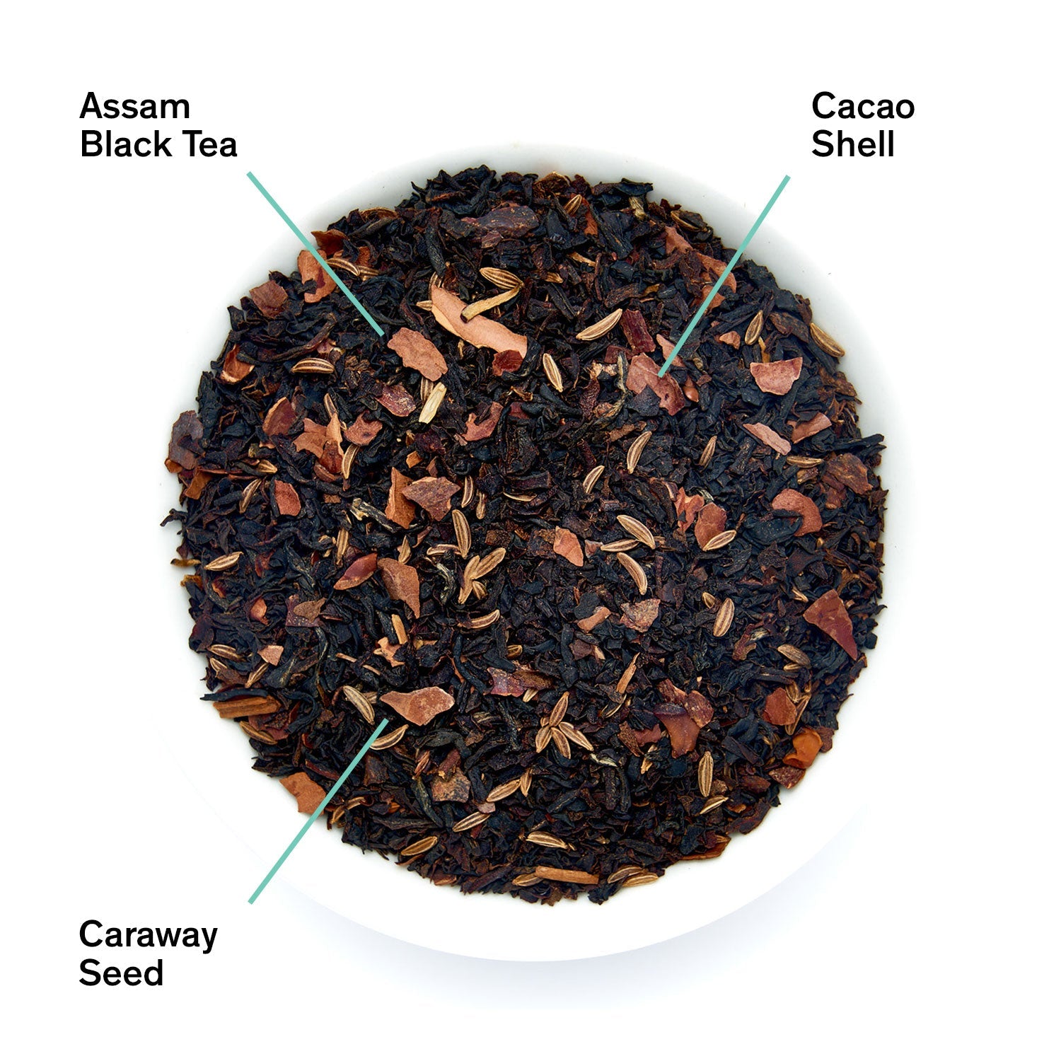 August Uncommon Tea The Library Malty Black Tea in a 15-cup bag, featuring rich, dark black tea leaves in a resealable package.