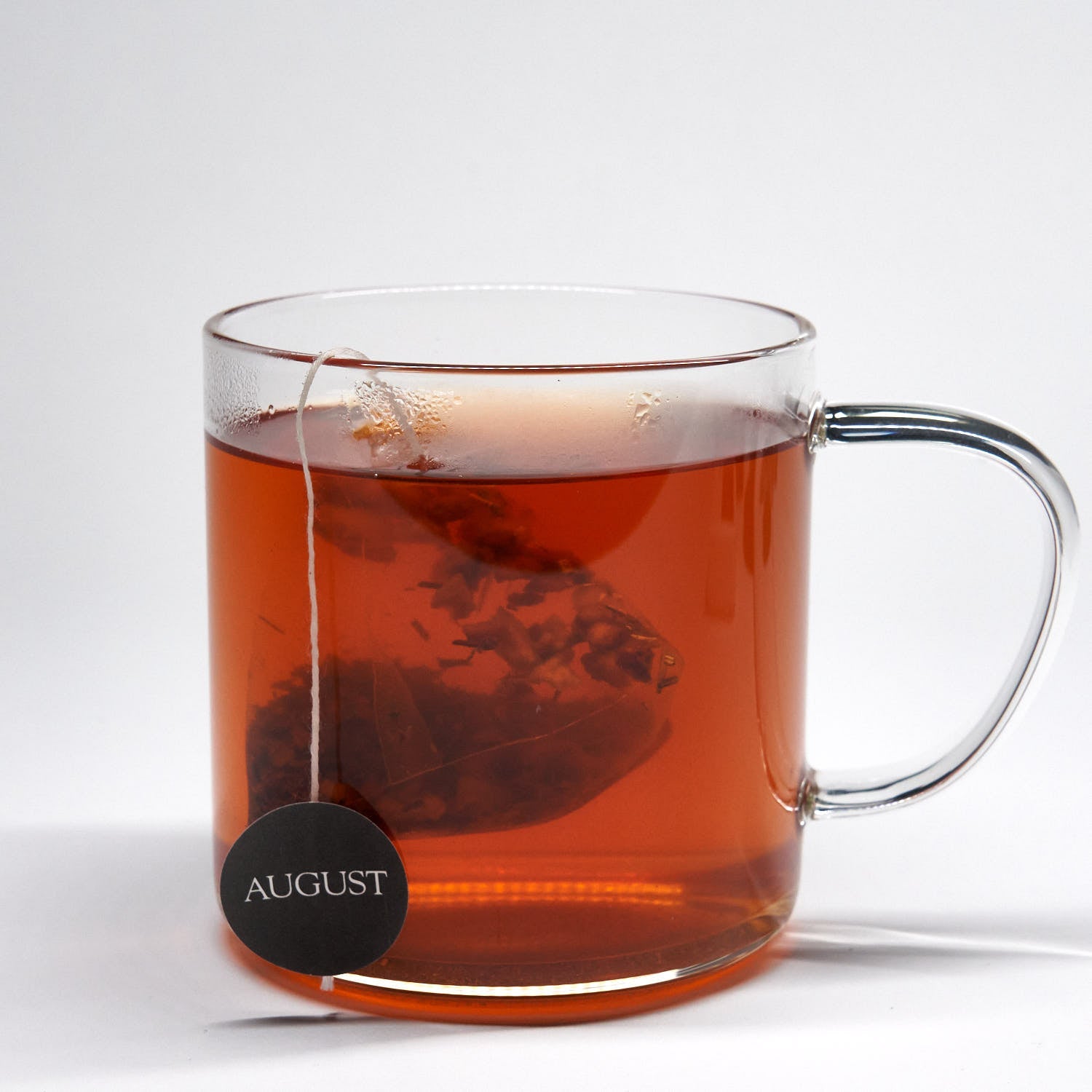 Psychocandy Roasted Pumpkin Caramel Rooibos Tea by August Uncommon Tea, caffeine-free herbal tea in a box of 15 tea bags.