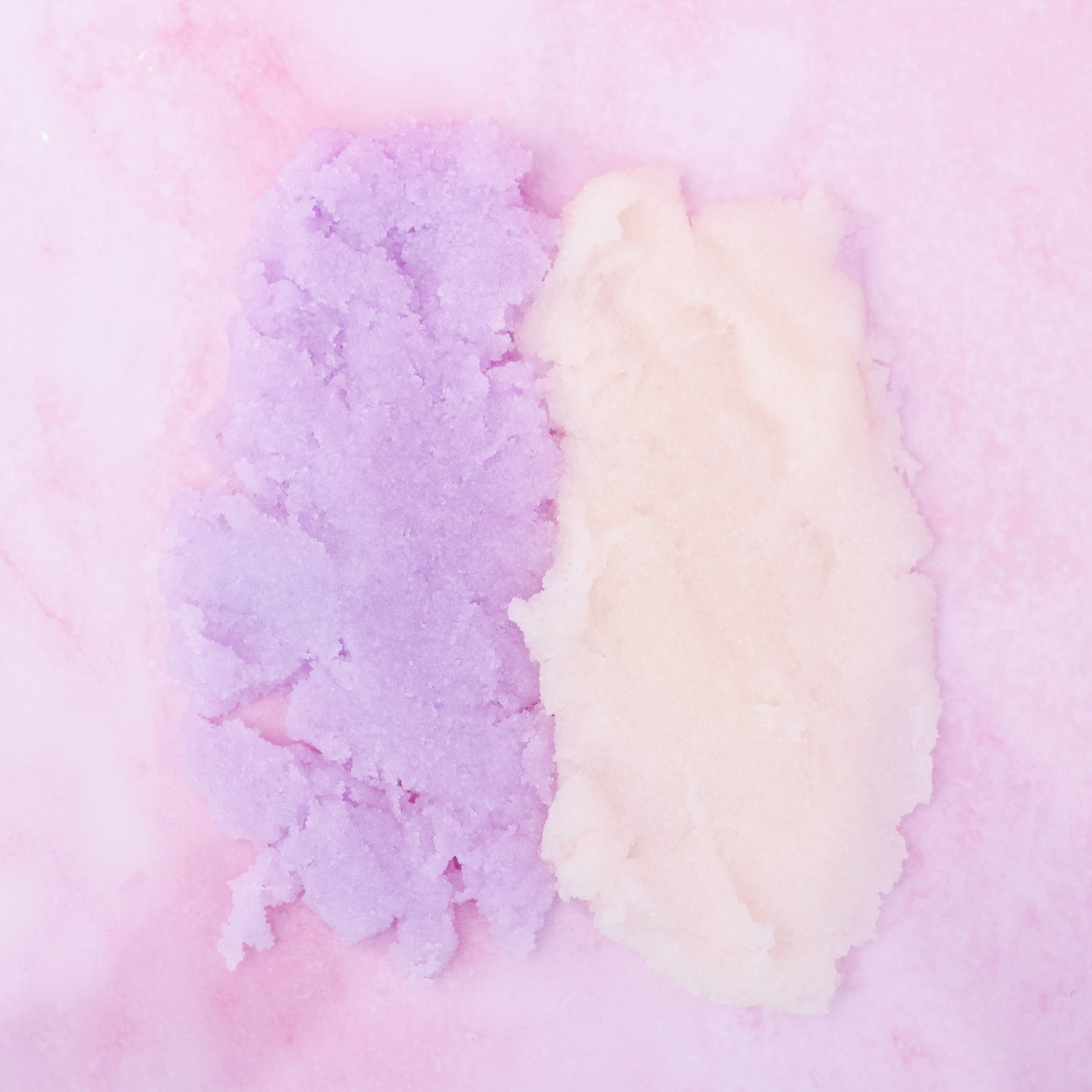 Lavender body scrub by beaut.beautyco with exfoliating grains and soothing lavender scent in a jar.