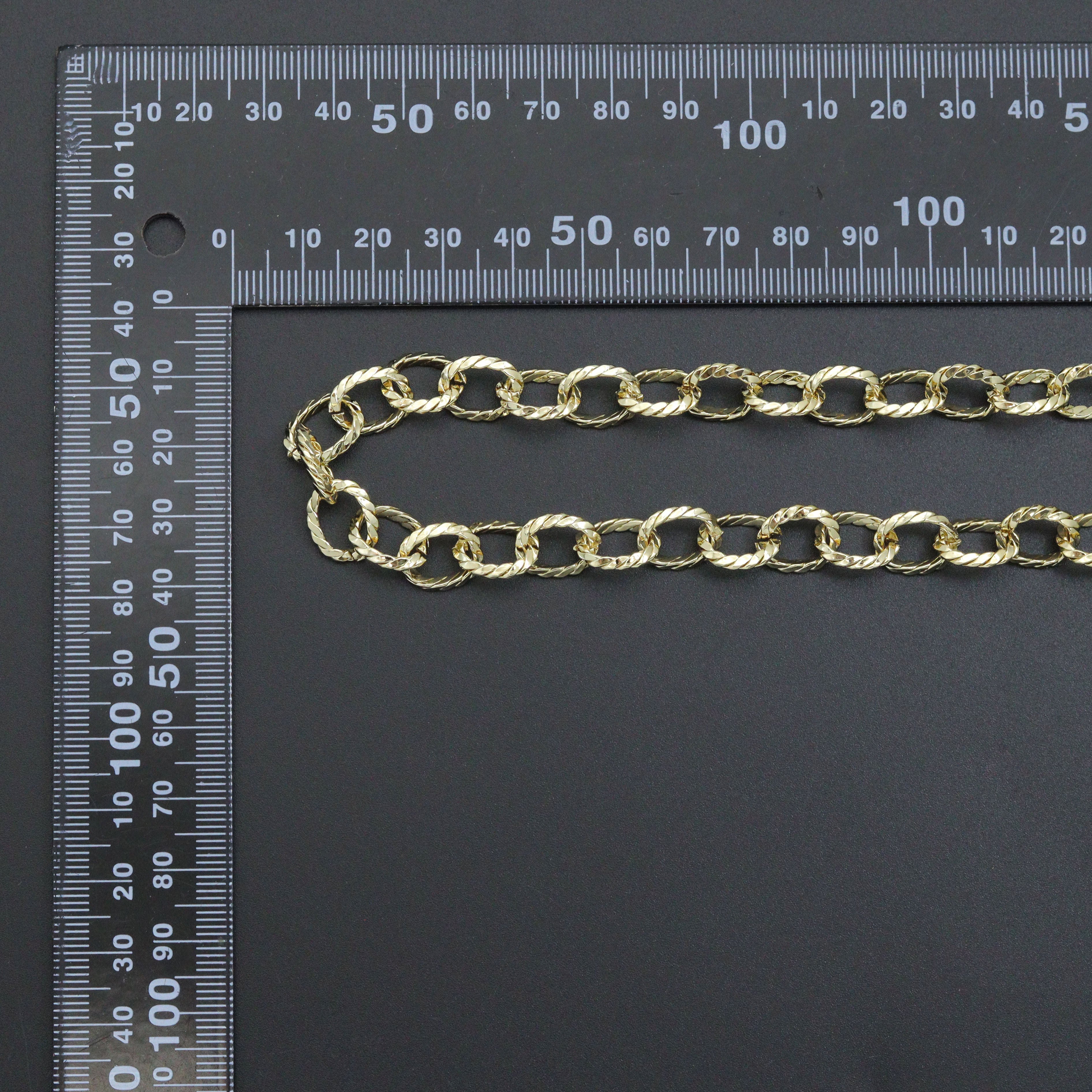 Wholesale Bestbeads&Beyond hammered large oval link chain, 1 ft length, jewelry chain for crafting and accessories.