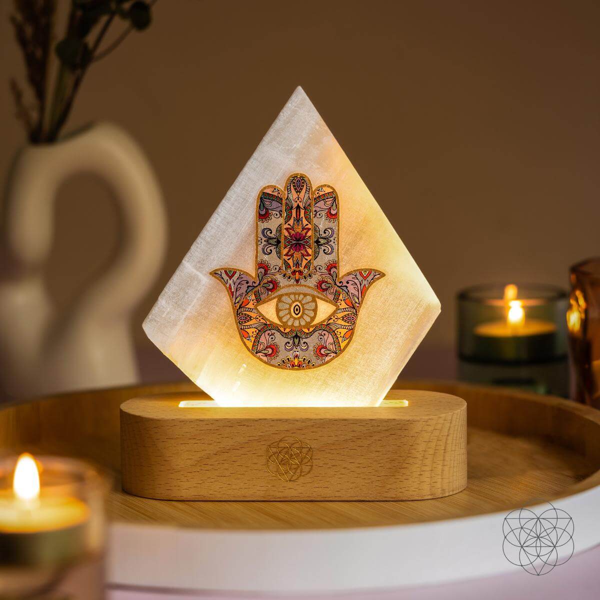 Conscious Items My Aura Spa mood lamp night light with calming, rejuvenating glow for relaxing ambiance.
