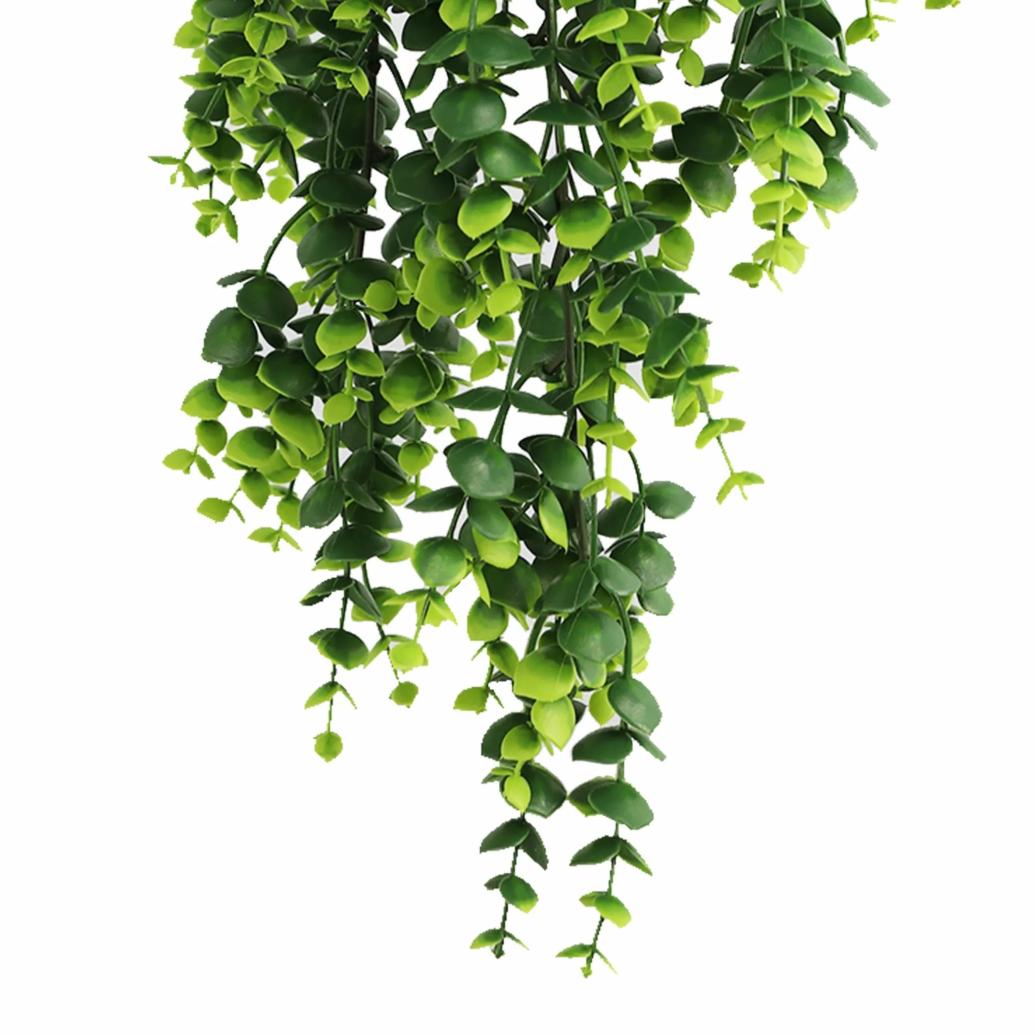 Artificial eucalyptus garland by Designer Plants USA, 7.1x30.5 inches, UV resistant, fire-rated, ideal for hanging decor.