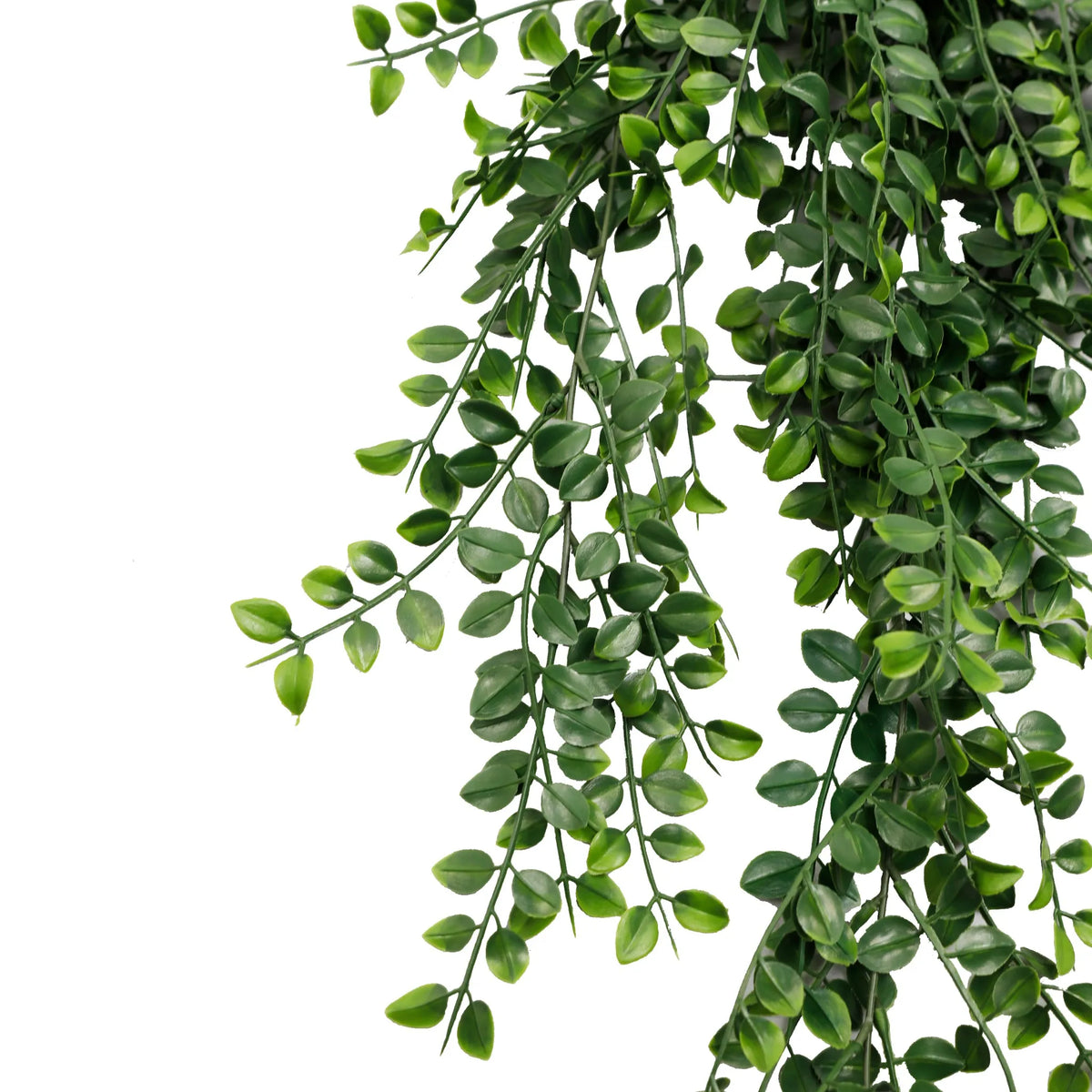 Artificial pearls garland hanging bush, 7.8x31 inches, UV resistant, fire-rated, ideal for decorative indoor or outdoor plant displays.