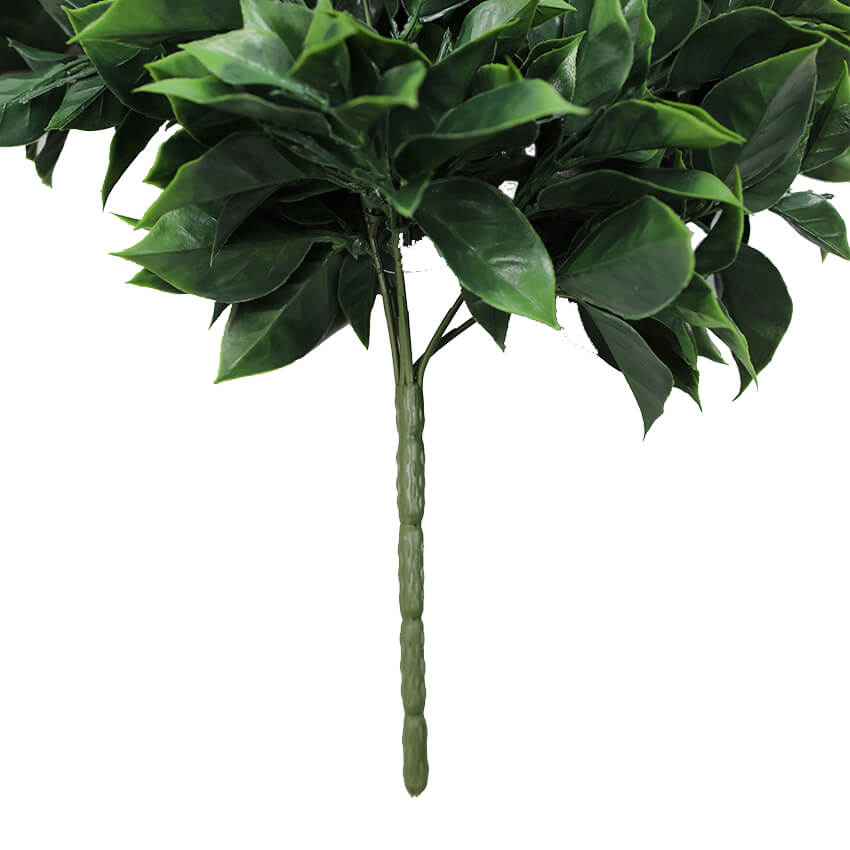 Set of 5 pink bougainvillea artificial hanging plants, 35 inches tall, UV resistant, from Designer Plants USA.