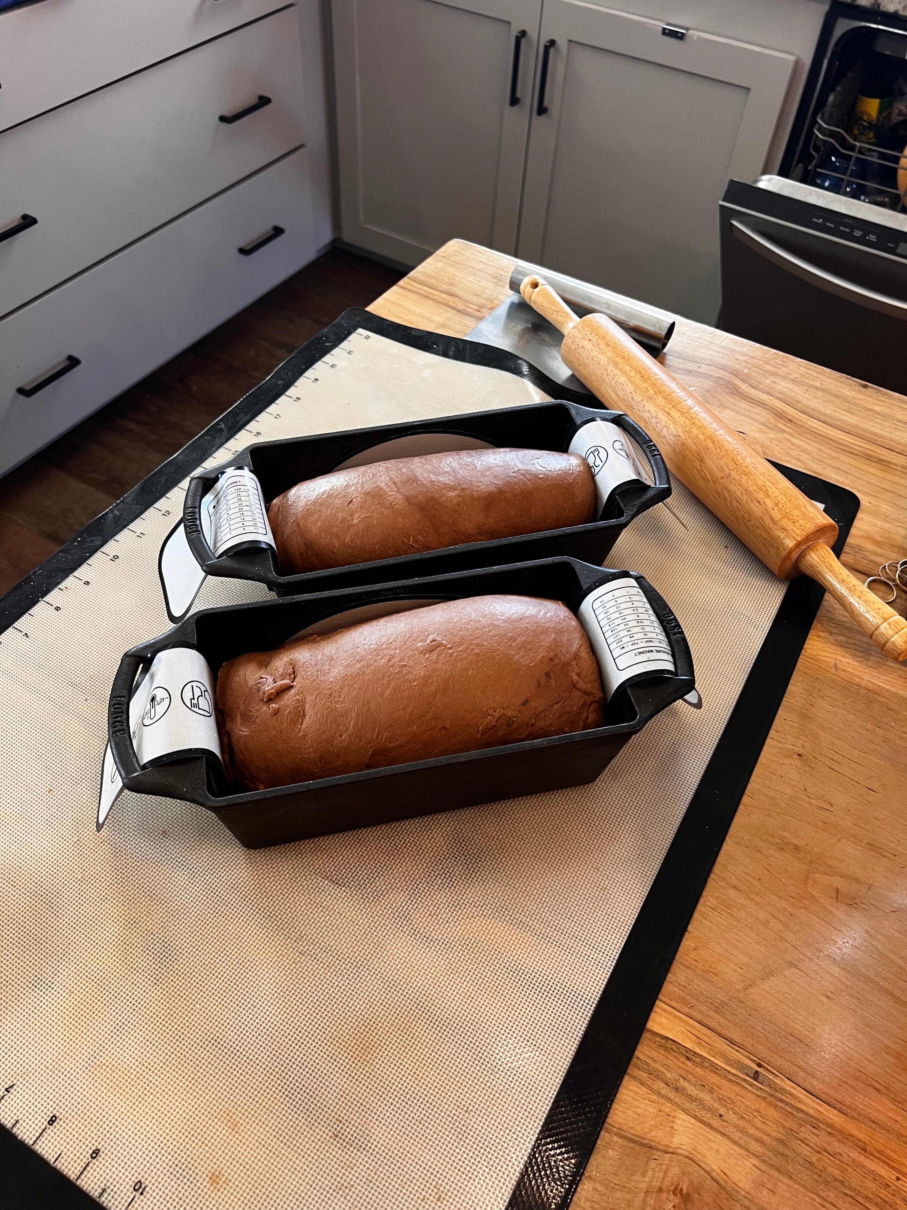 Five Oaks Farm Dough Sling for baking, made of durable material, with a handle for easy dough handling and shaping.
