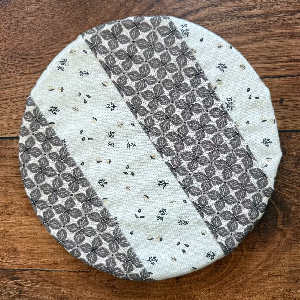 Small mushroom-themed bowl and banneton covers from Five Oaks Farm, featuring autumn mushroom designs.