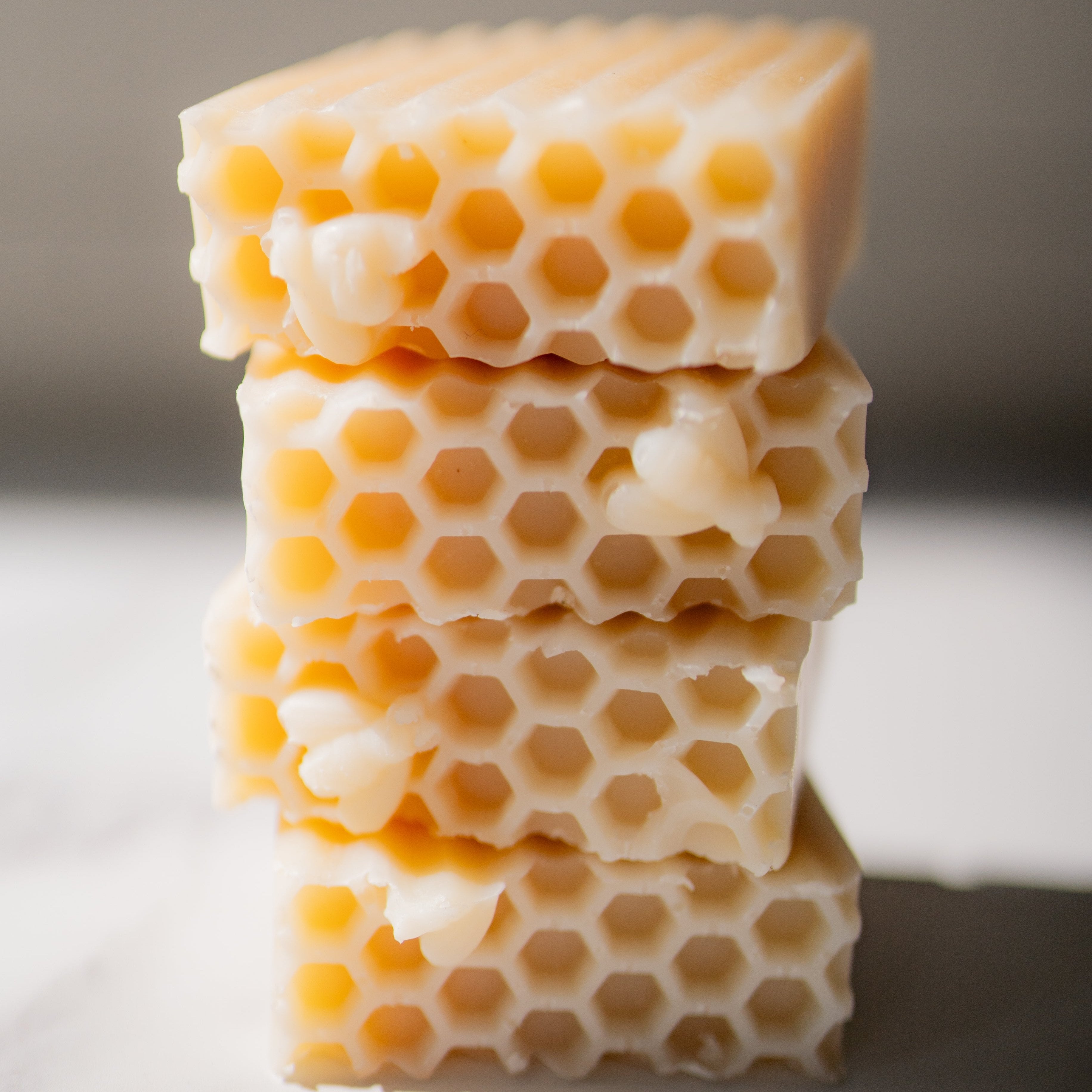 Handmade Lemon Honey Breeze soap from Five Oaks Farm, showcasing natural farm-crafted soap with fresh lemon and honey scent.