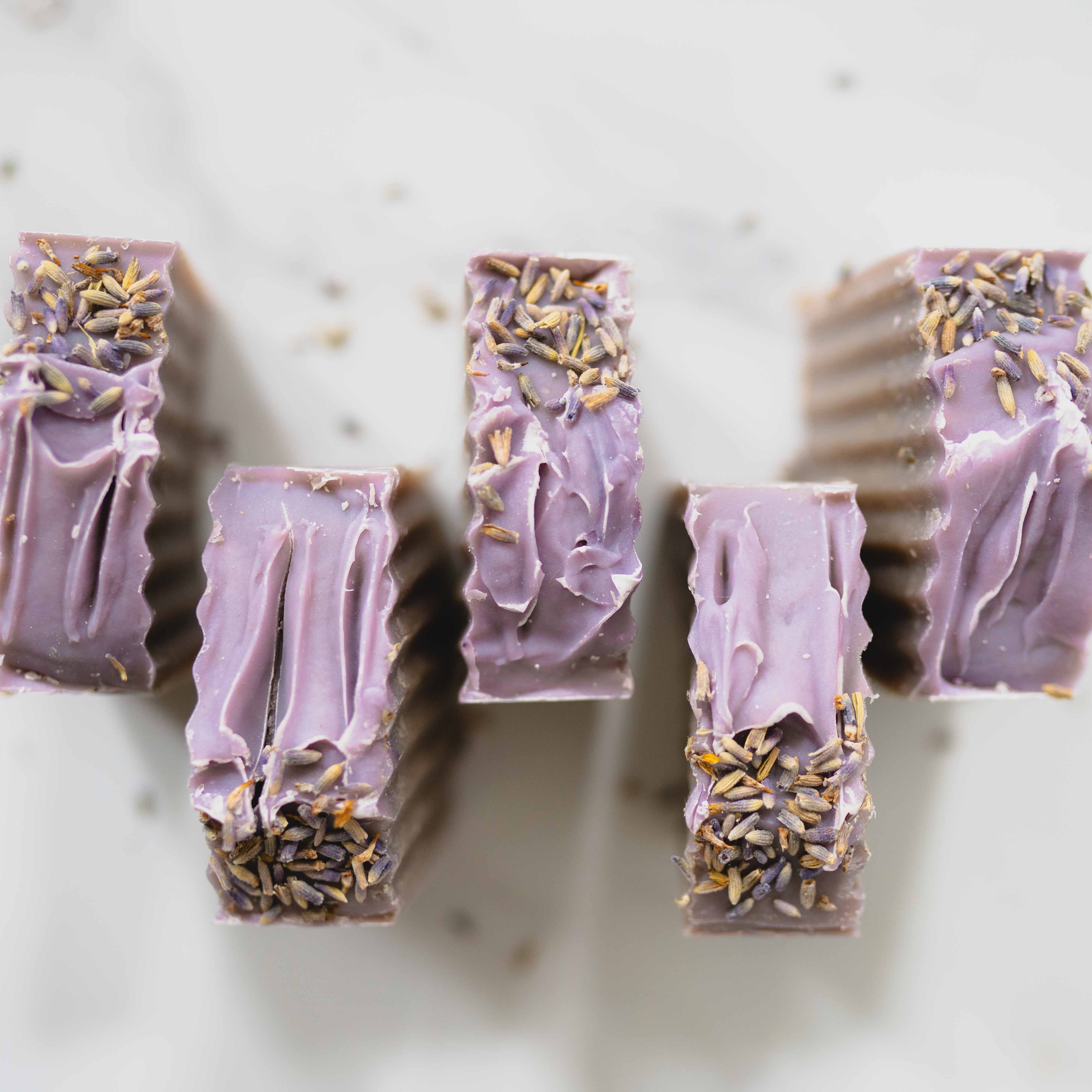 Handmade lemon honey breeze soap from Five Oaks Farm, crafted with natural ingredients and rustic farm charm.