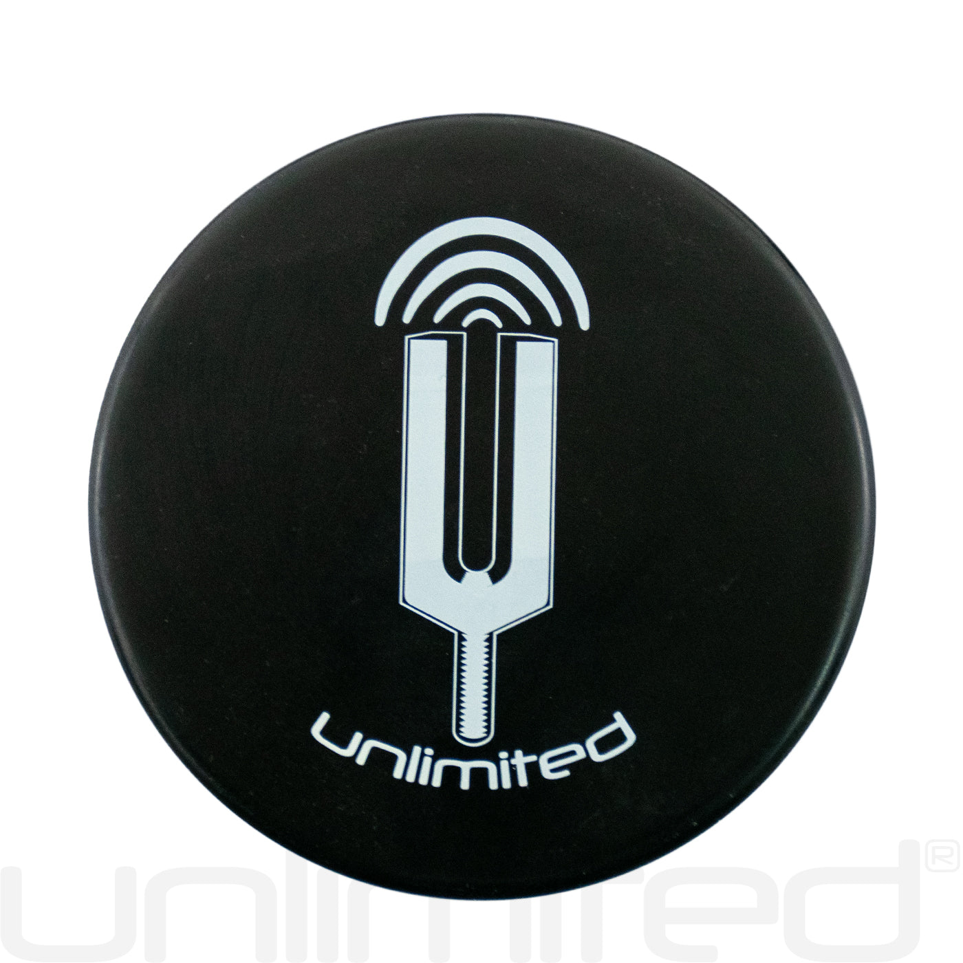 Weighted Unlimited 7 Chakra Tuning Fork Set with Activator by Gongs Unlimited, featuring seven colorful tuning forks for chakra balancing.