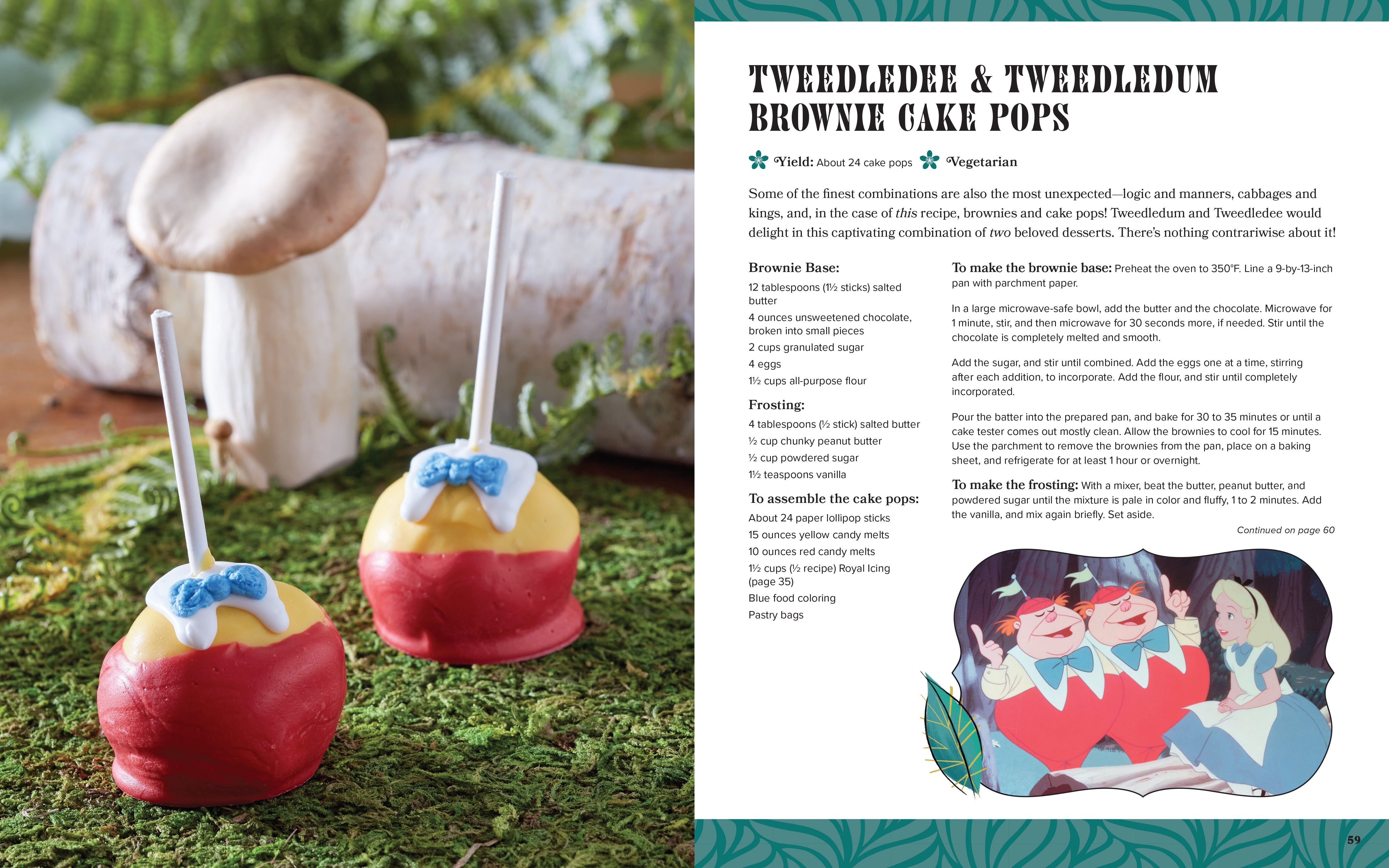 Hardcover of Alice in Wonderland: The Official Cookbook by Insight Editions, featuring whimsical illustrations and recipe pages.