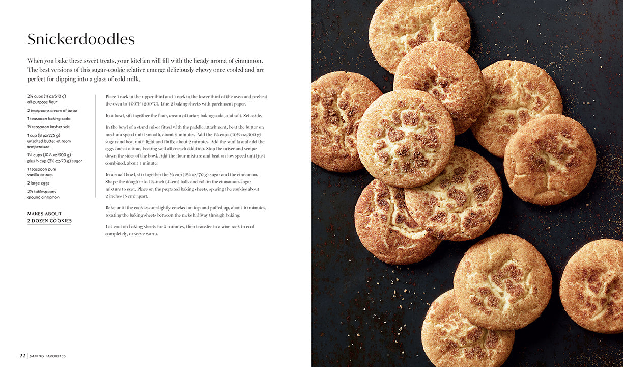Hardcover baking cookbook titled "Baking Favorites" by Insight Editions, featuring a close-up of the book cover.