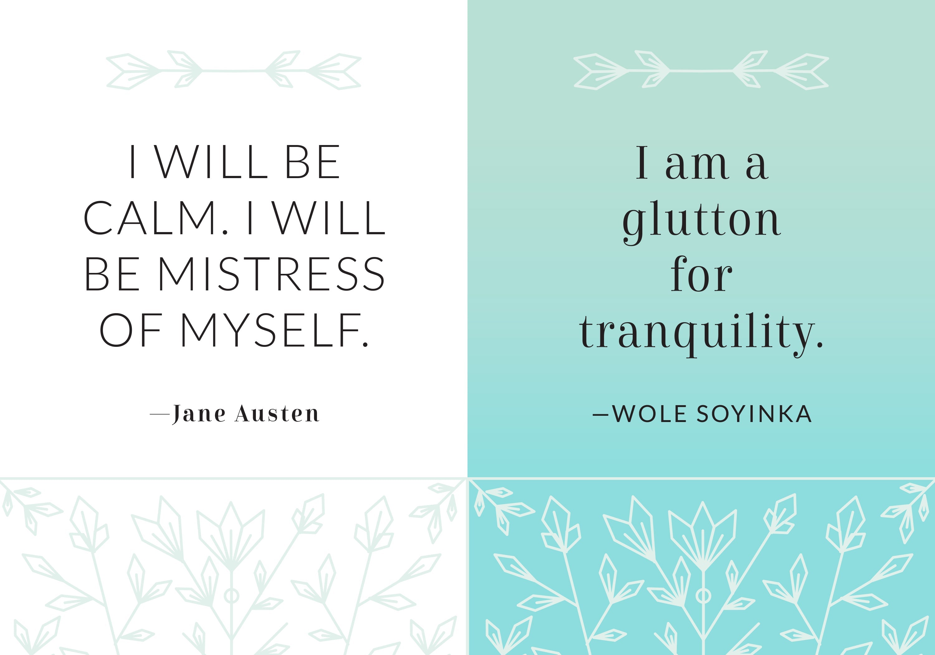 Hardcover book titled "Calm" by Insight Editions, featuring a peaceful, serene cover design with calming imagery.