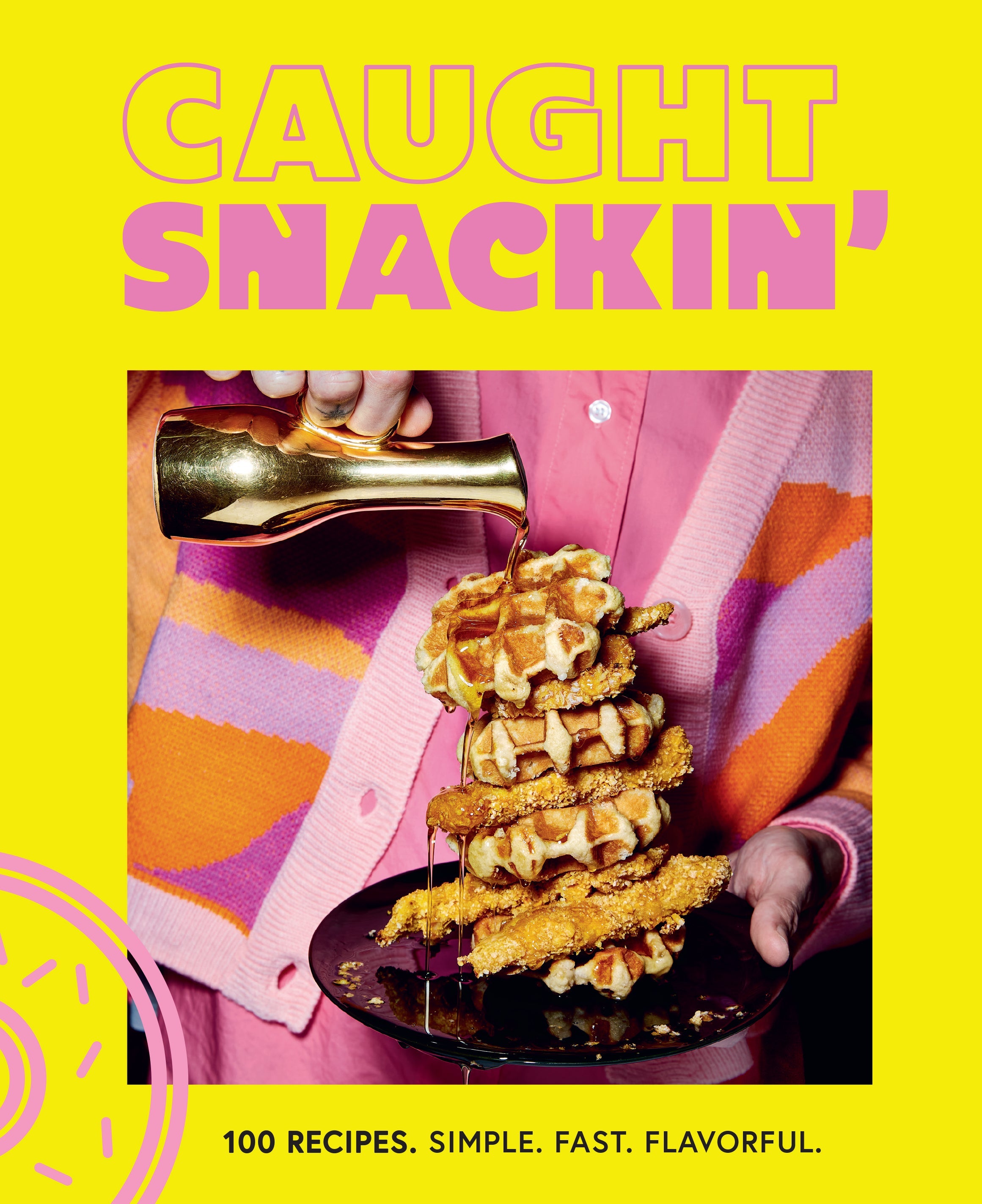 Hardcover book titled "Caught Snackin'" by Insight Editions featuring colorful snack-themed cover art.