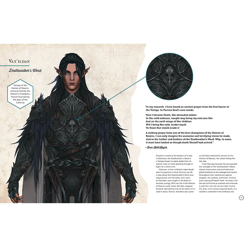 Hardcover edition of Critical Role: The Armory of Heroes by Insight Editions, featuring detailed artwork and character illustrations.