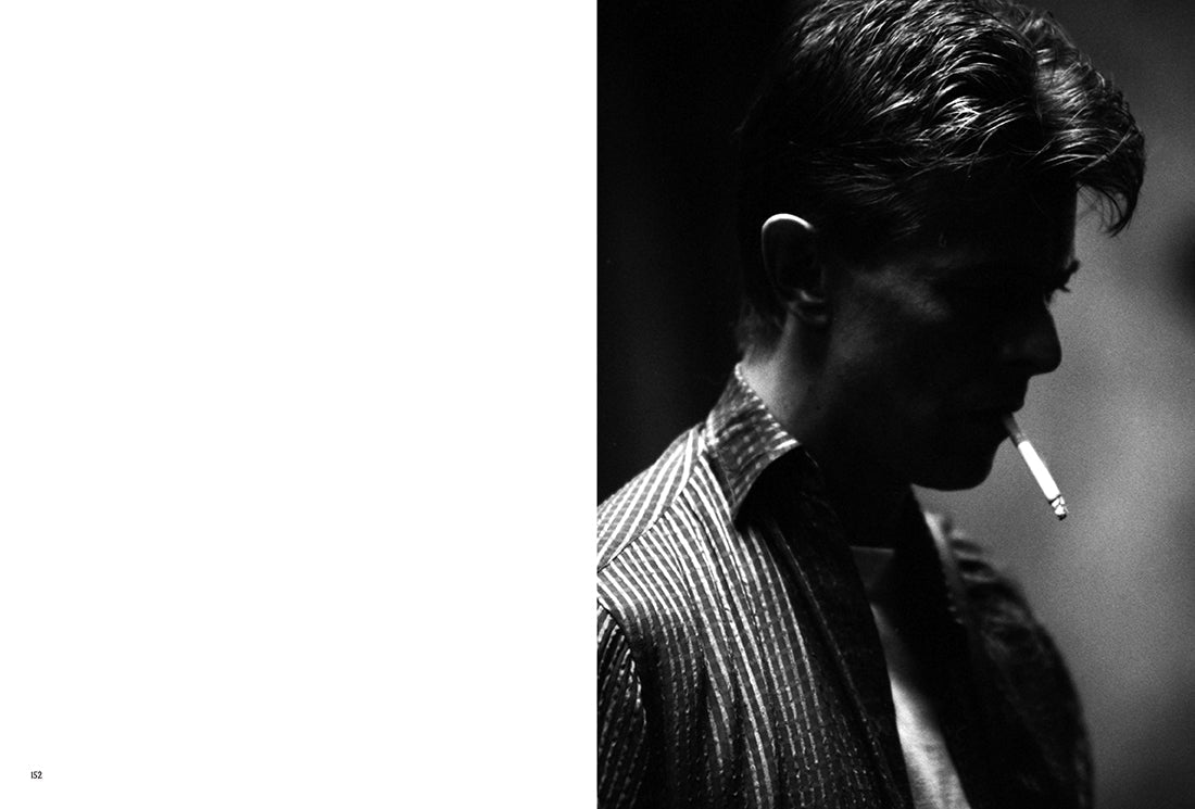 Hardcover book titled "David Bowie" by Insight Editions, featuring a cover image of the iconic musician and artist.