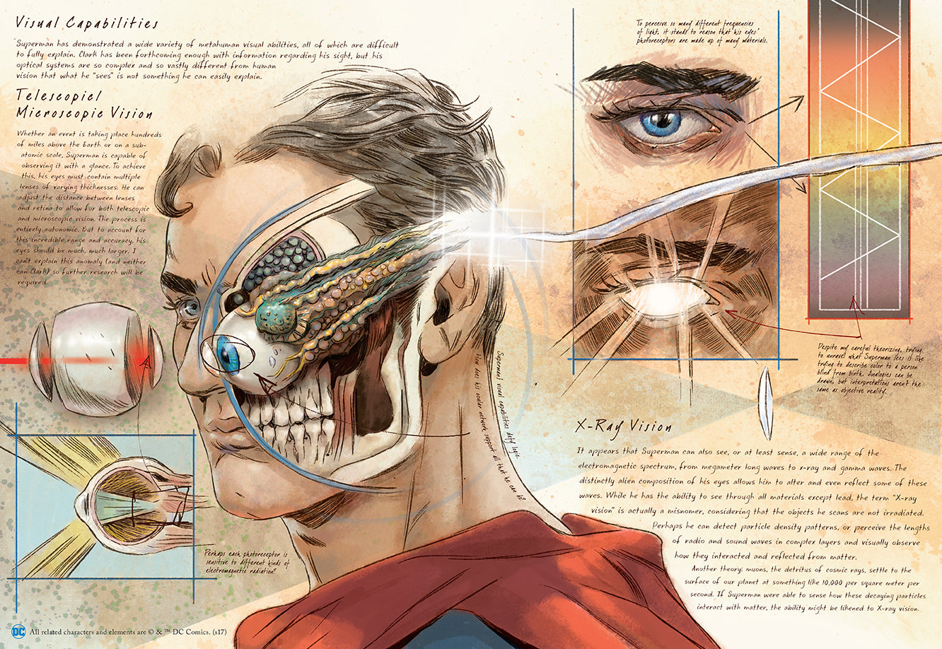 Hardcover book titled "DC Comics: Anatomy of a Metahuman" by Insight Editions featuring a detailed cover design.