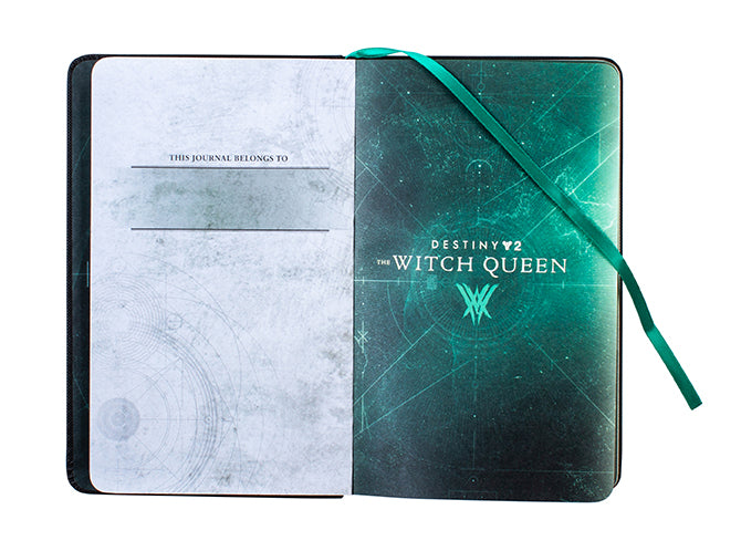 Hardcover Destiny 2: The Witch Queen journal by Insight Editions with detailed Destiny-themed cover art.