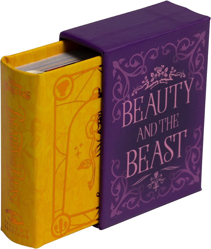 Hardcover book titled Disney Beauty and the Beast by Insight Editions, featuring a colorful illustrated cover.
