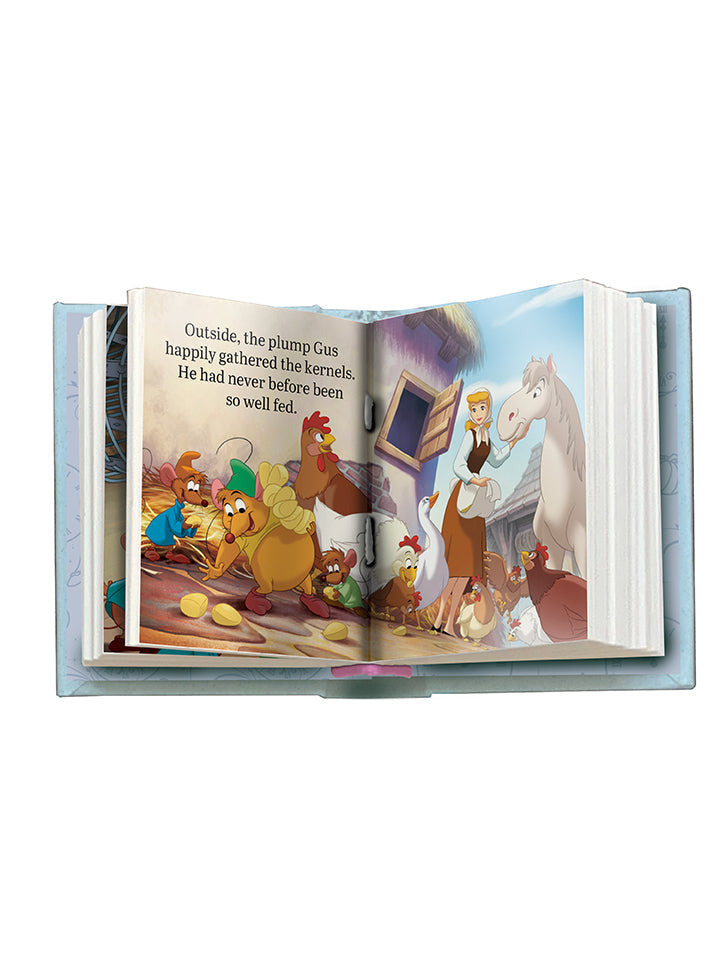 Hardcover Disney Cinderella book by Insight Editions featuring classic fairy tale illustrations and elegant cover design.