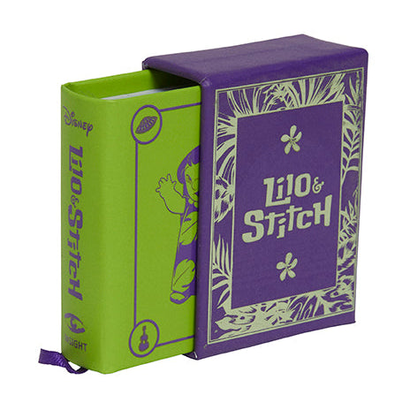 Hardcover book featuring Disney Lilo and Stitch characters by Insight Editions, with colorful cover art and illustrations.
