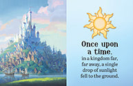 Hardcover Disney Tangled book by Insight Editions featuring characters from the animated film.