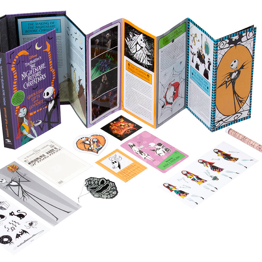 Hardcover edition of Disney Tim Burton's Nightmare Before Christmas by Insight Editions, featuring themed cover art.