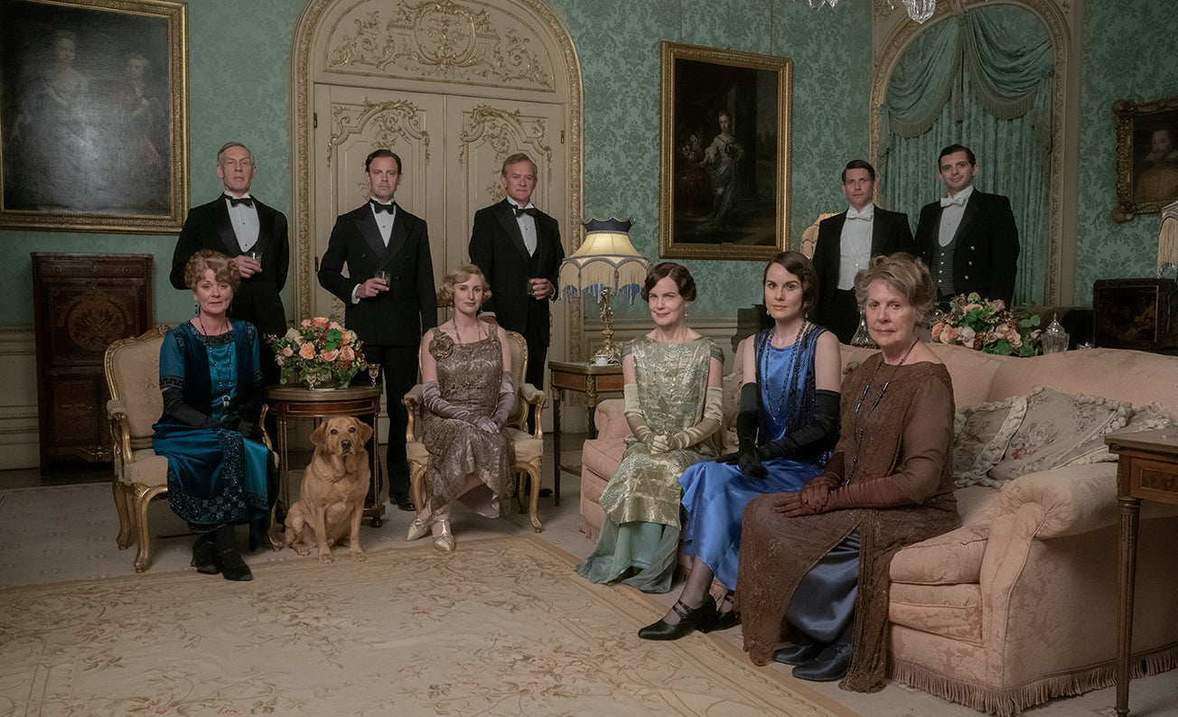Hardcover book titled "Downton Abbey: A New Era" by Insight Editions, featuring a detailed cover design.