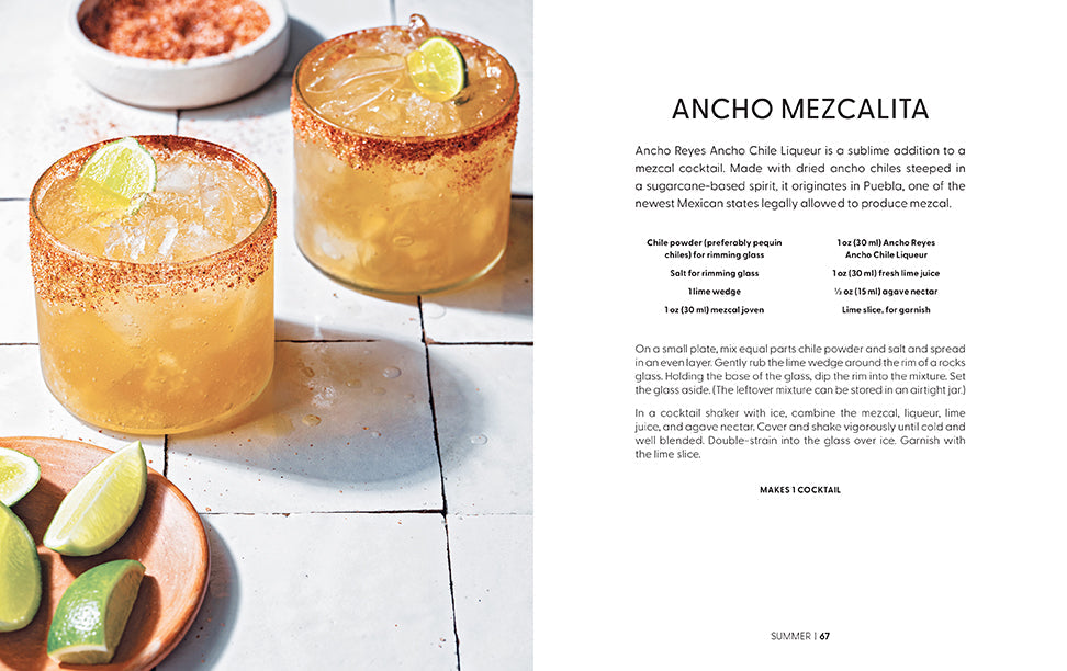 Hardcover book titled "Drinks for Every Season" by Insight Editions, featuring seasonal beverage recipes and illustrations.