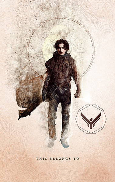 Hardcover Dune: House of Atreides journal with embossed design, Featuring the iconic Dune series cover art by Insight Editions