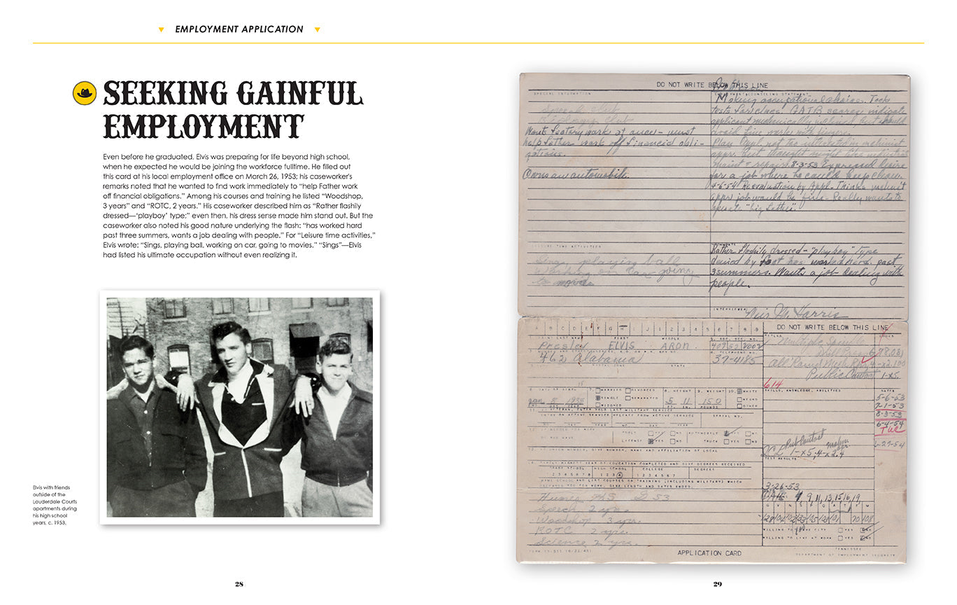 Hardcover book titled Elvis Presley Treasures by Insight Editions featuring images and memorabilia of Elvis Presley.