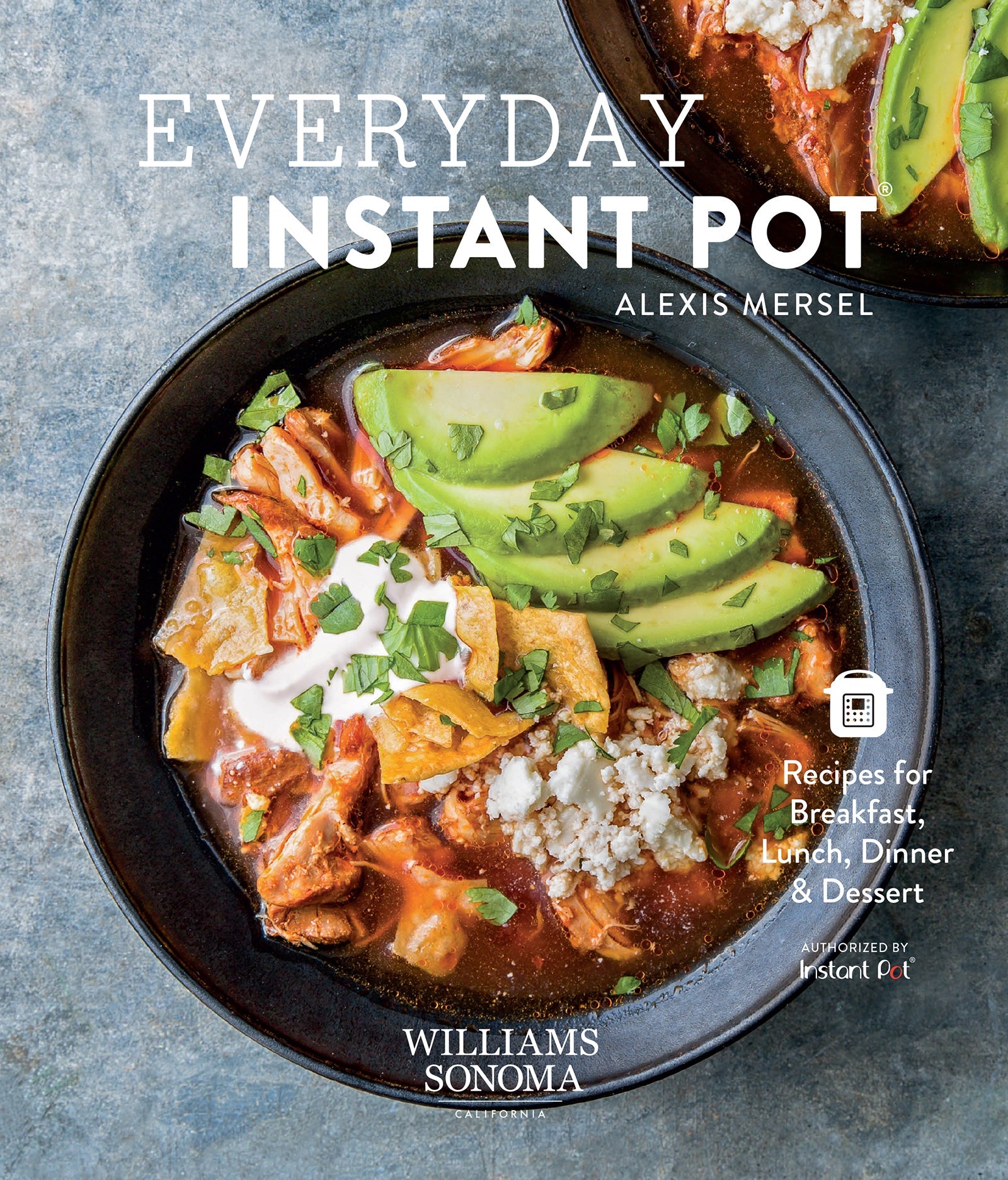 Hardcover book titled "Everyday Instant Pot" by Insight Editions, featuring colorful cover design on a white background.